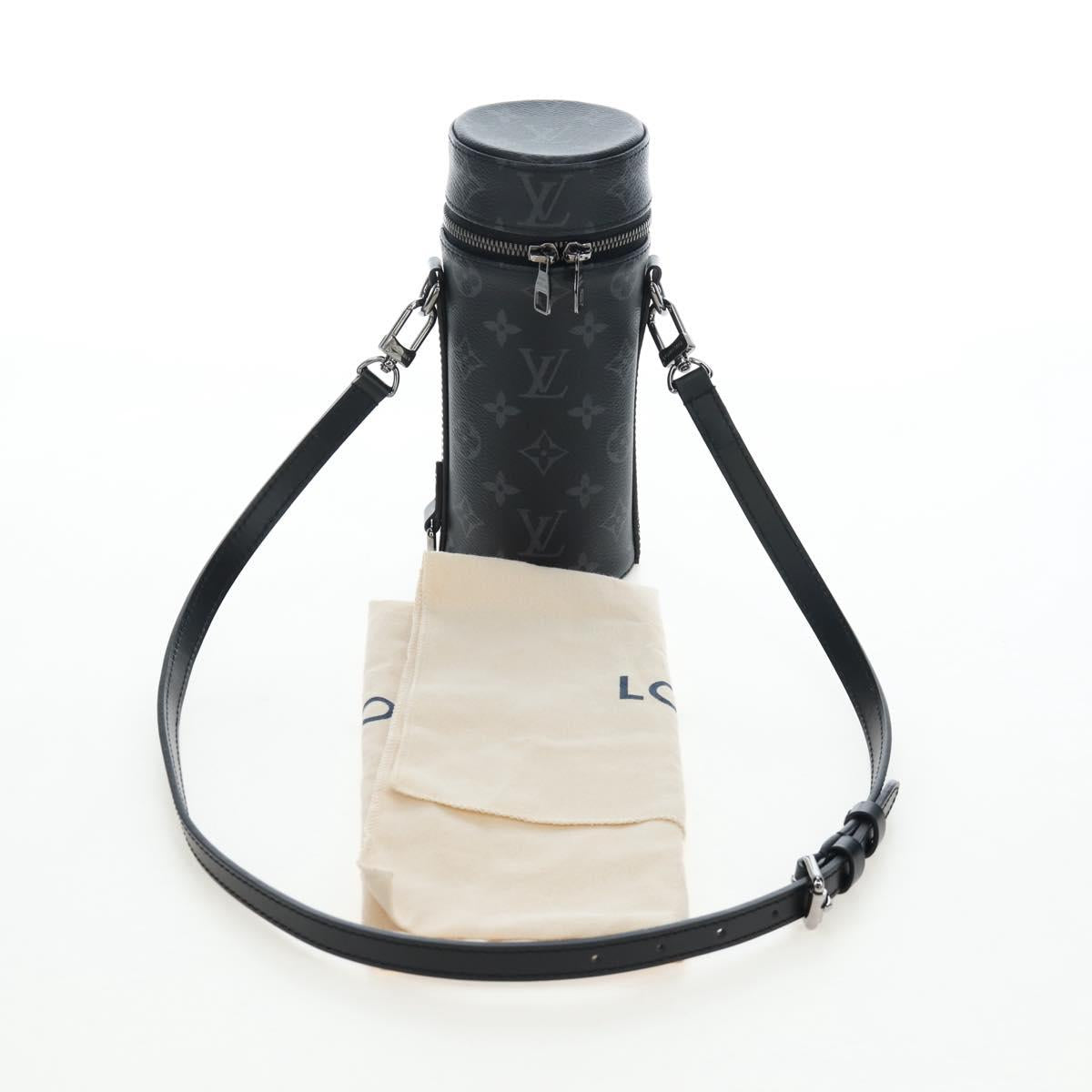 LOUIS VUITTON Monogram Eclipse Bottle Holder Porte Boutille GI0398 Auth 196192V