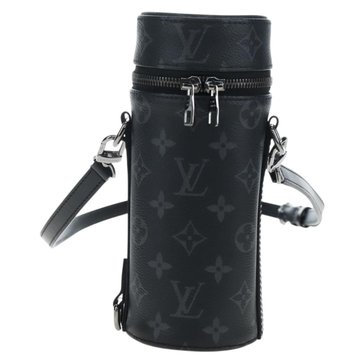 LOUIS VUITTON Monogram Eclipse Bottle Holder Porte Boutille GI0398 Auth 196192V