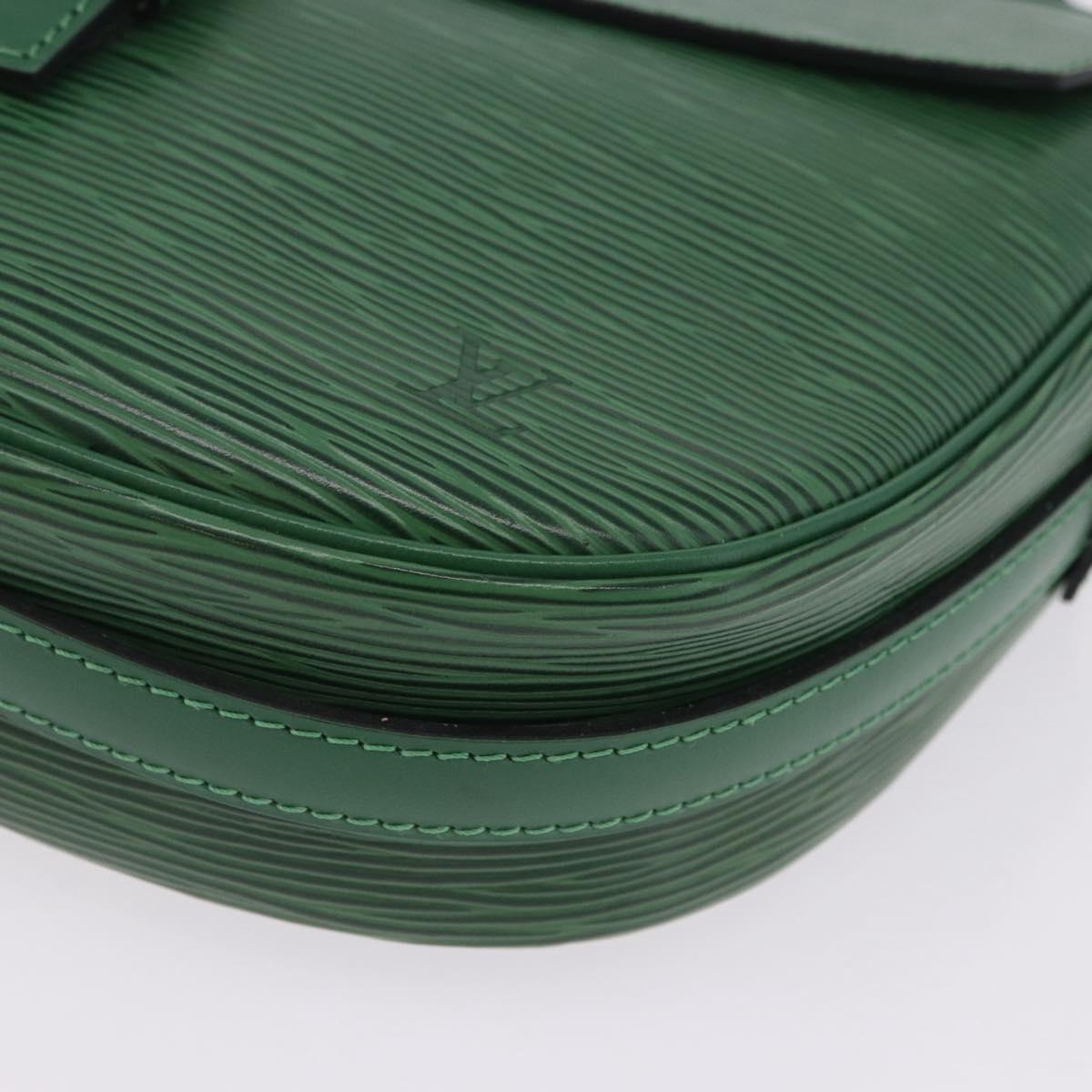 LOUIS VUITTON Epi Jeune Fille MM Shoulder Bag Green M52154 LV Auth 196197V