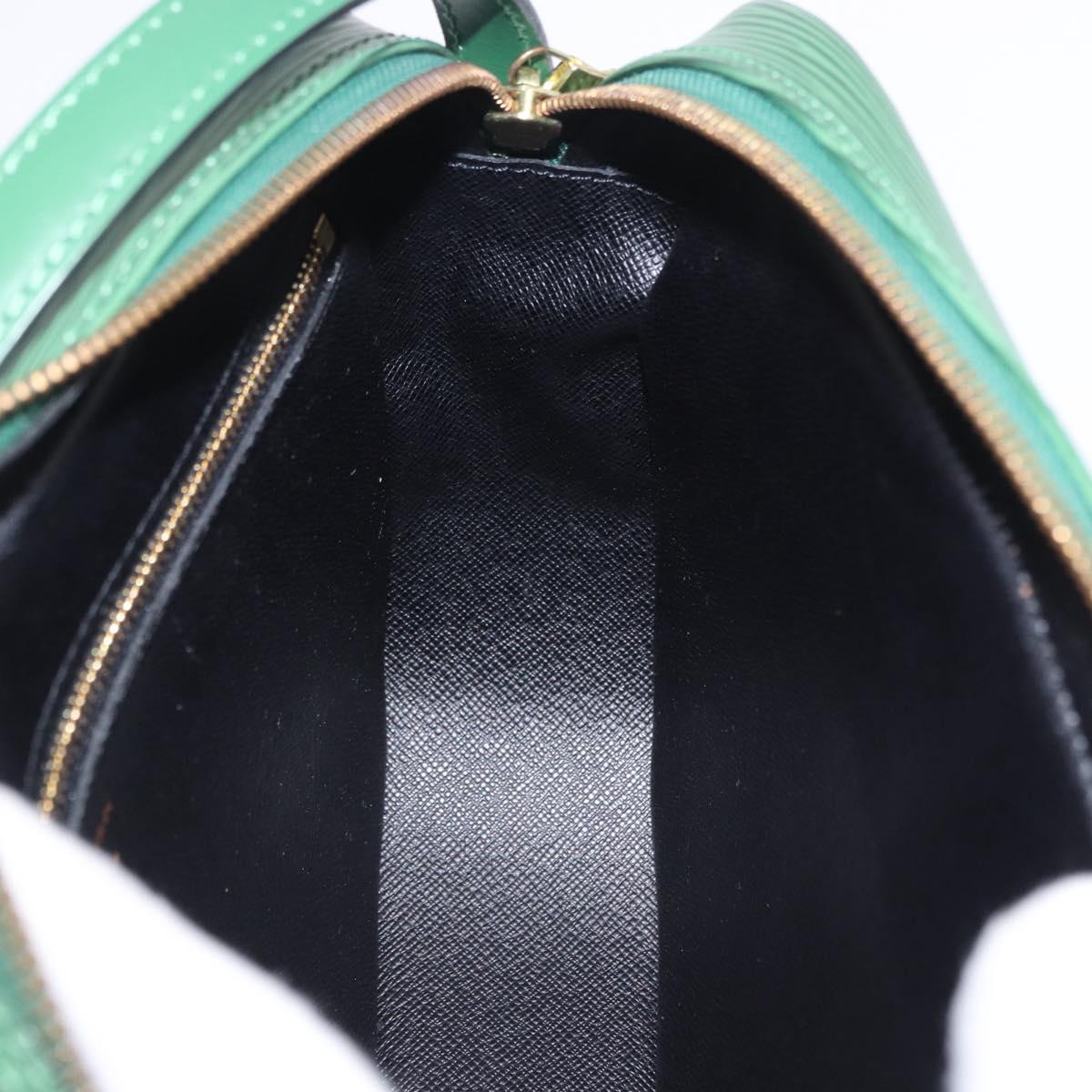 LOUIS VUITTON Epi Jeune Fille MM Shoulder Bag Green M52154 LV Auth 196197V