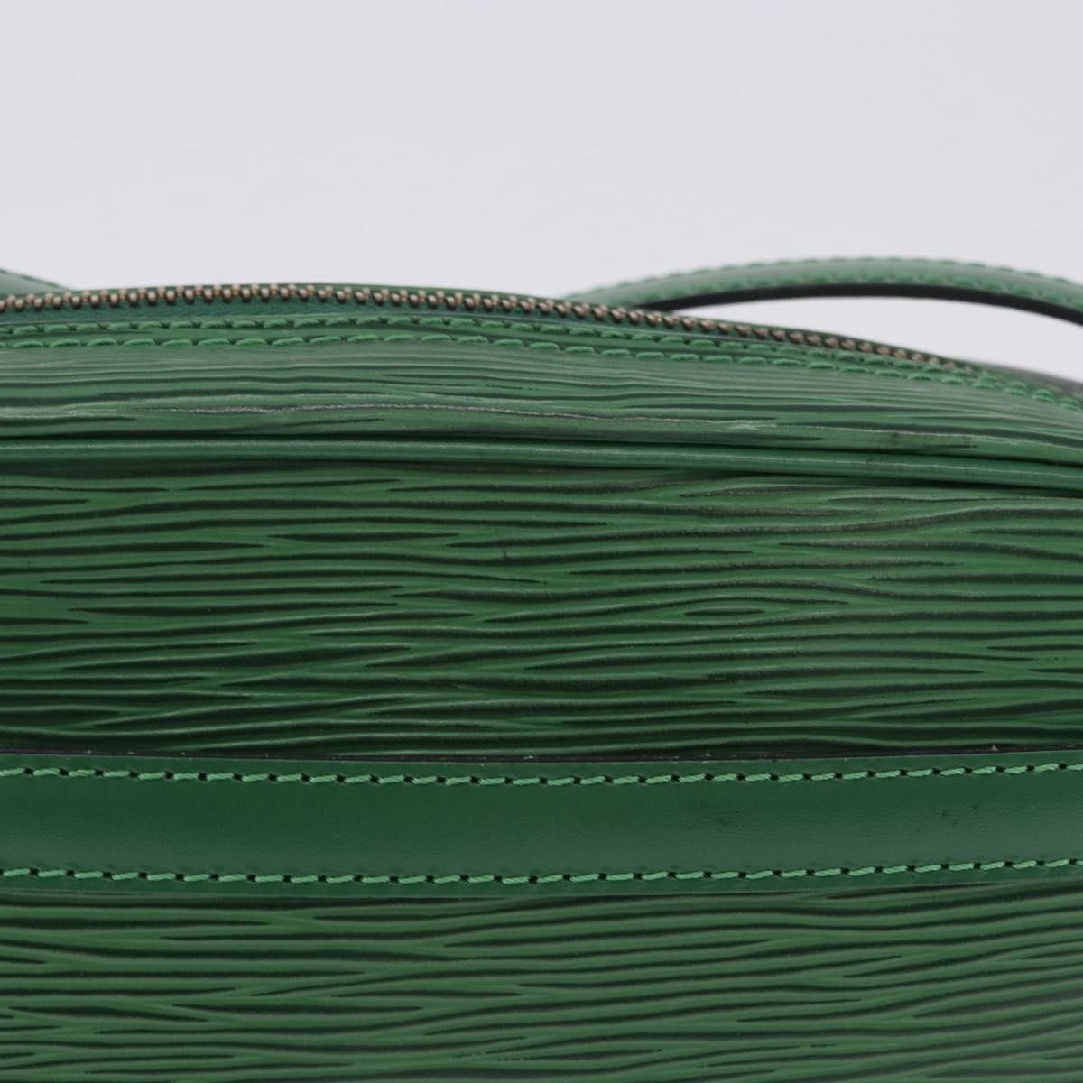 LOUIS VUITTON Epi Jeune Fille MM Shoulder Bag Green M52154 LV Auth 196197V