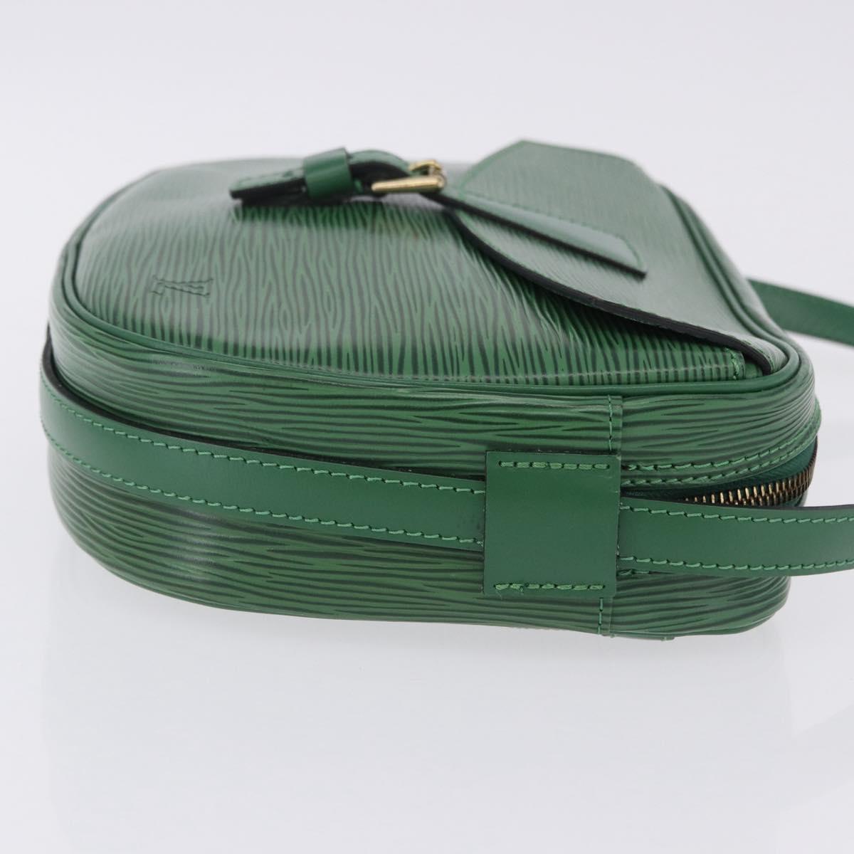 LOUIS VUITTON Epi Jeune Fille MM Shoulder Bag Green M52154 LV Auth 196197V