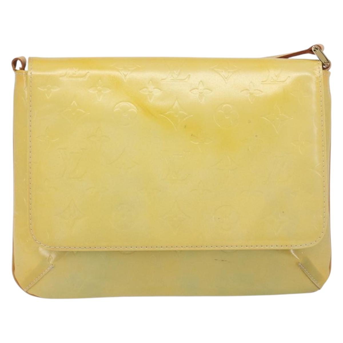 LOUIS VUITTON Monogram Vernis Thompson Street Bag Gris M91008 LV Auth 196204