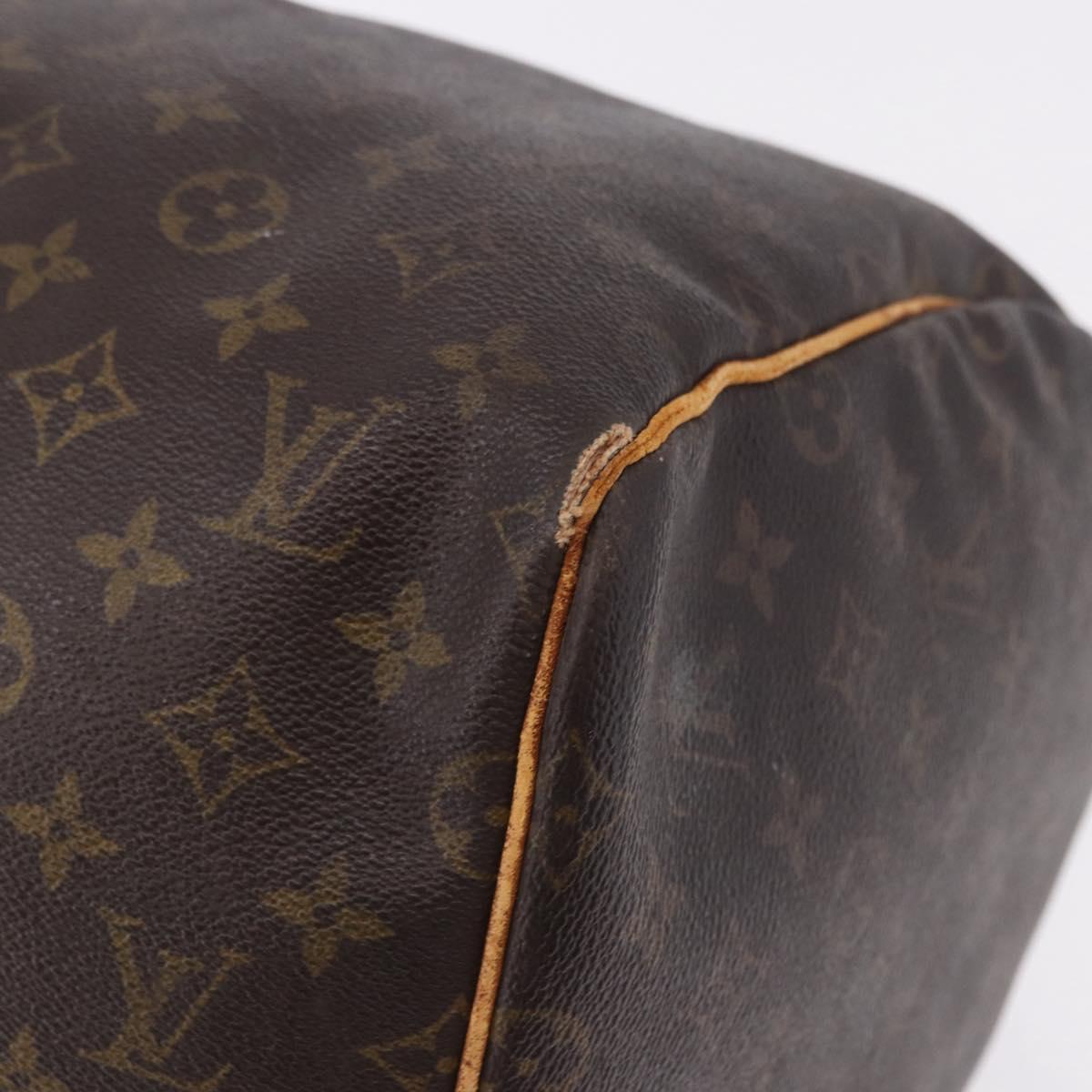 LOUIS VUITTON Monogram Keepall 55 Boston Bag M41424 LV Auth 196206