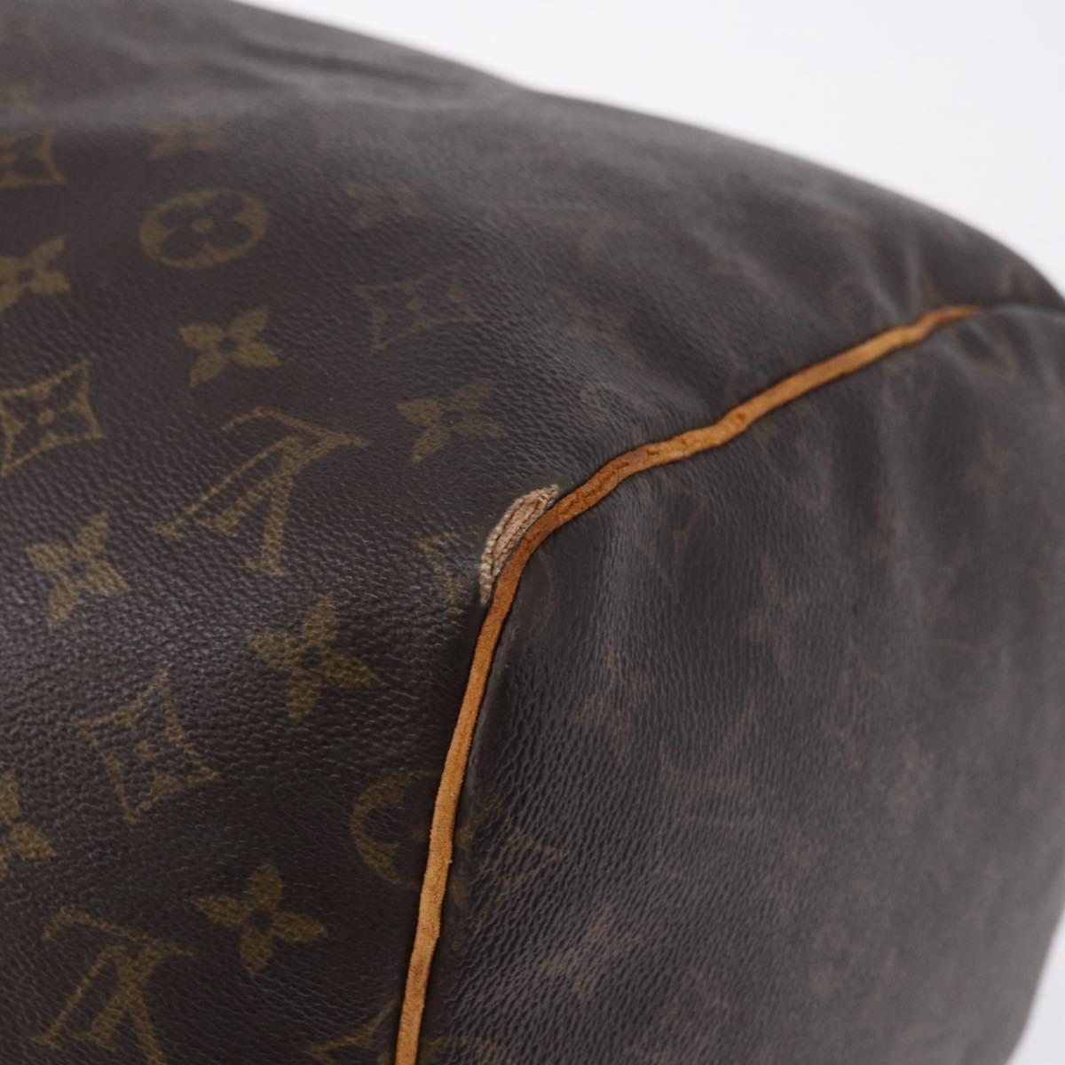LOUIS VUITTON Monogram Keepall 55 Boston Bag M41424 LV Auth 196206