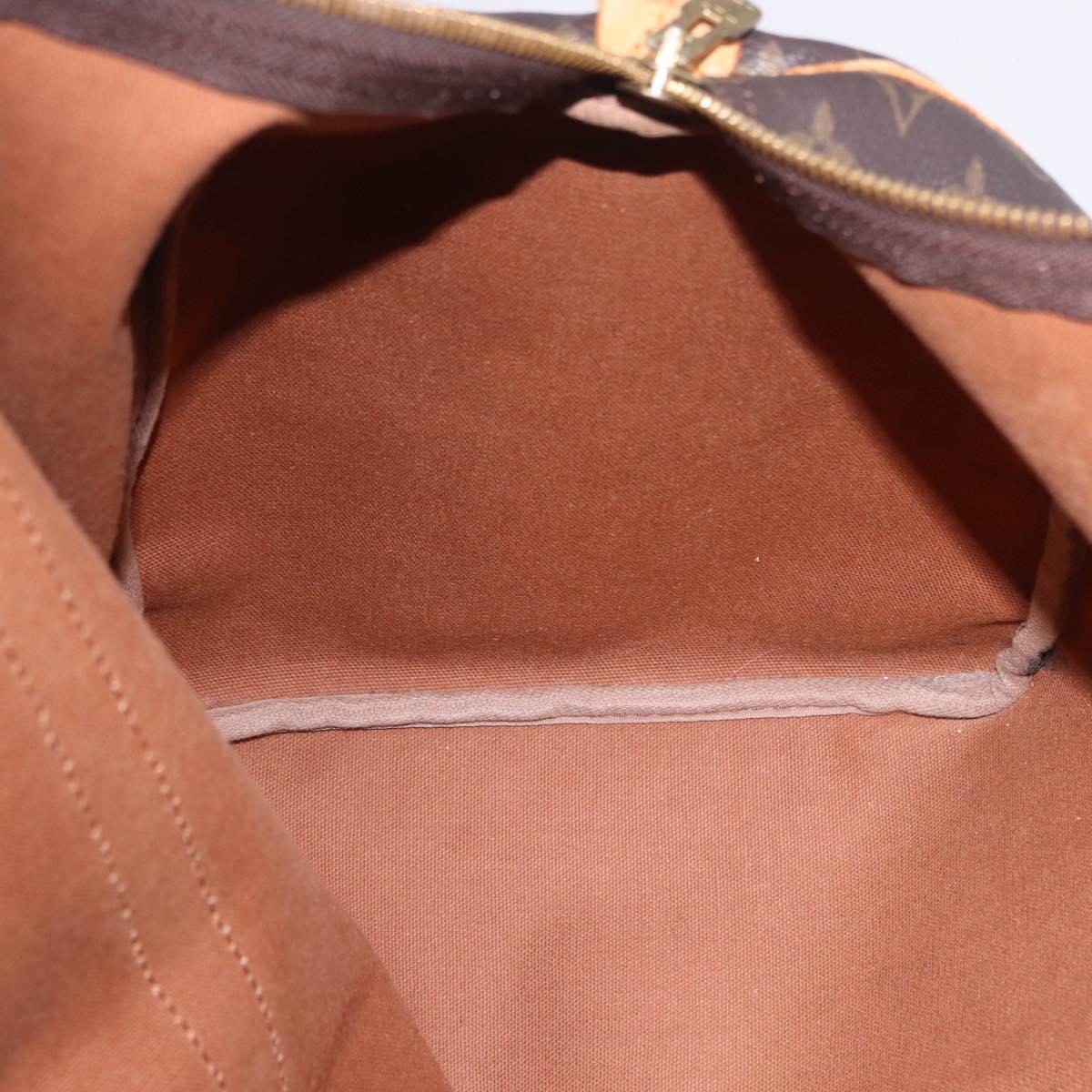 LOUIS VUITTON Monogram Keepall 55 Boston Bag M41424 LV Auth 196206