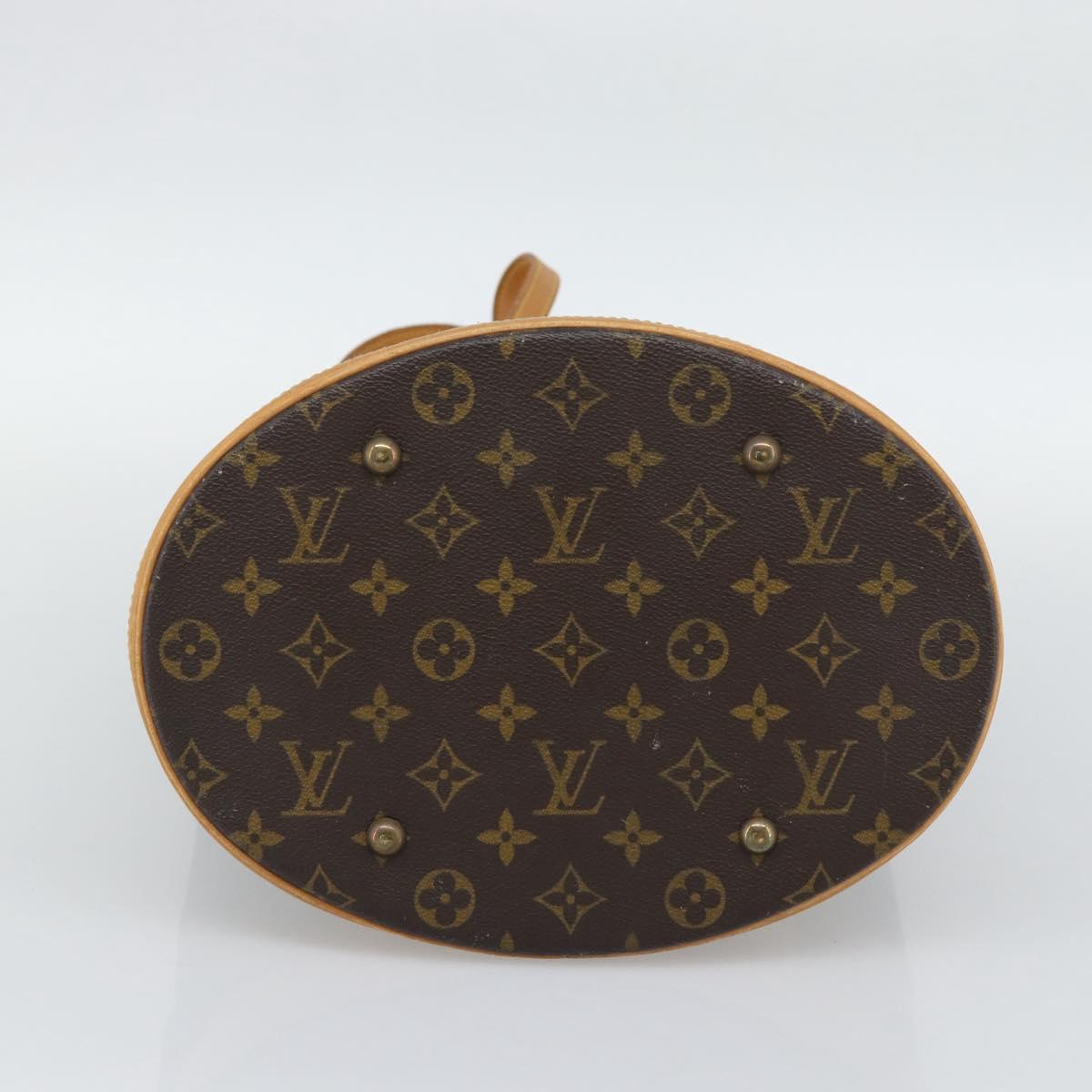 LOUIS VUITTON Monogram Bucket GM Shoulder Bag M42236 LV Auth 196223