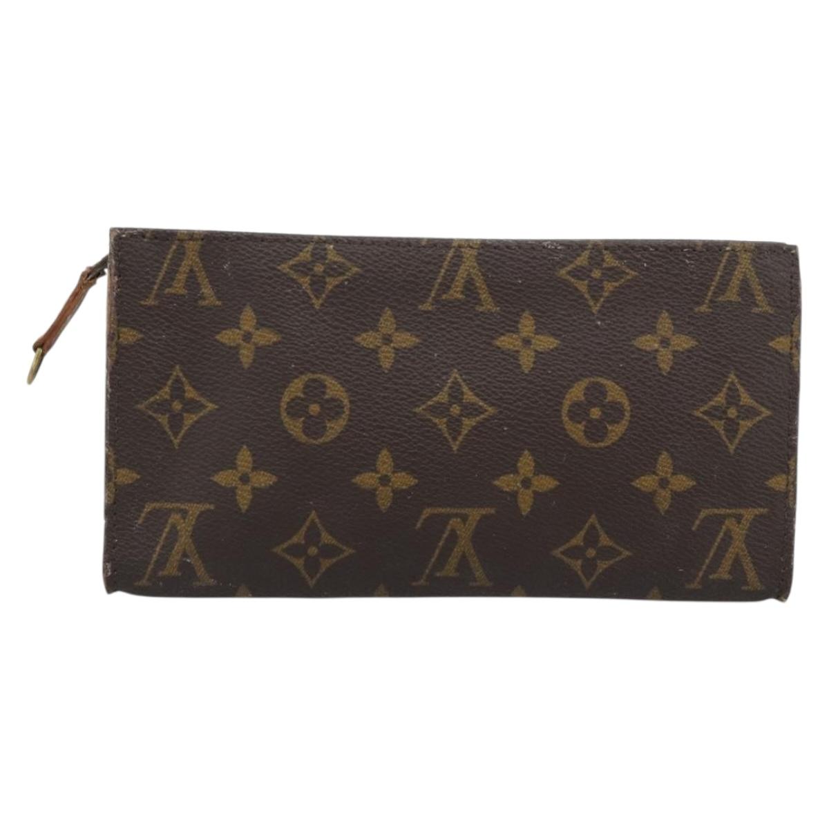 LOUIS VUITTON Monogram Bucket GM Pouch Accessory Pouch LV Auth 196224