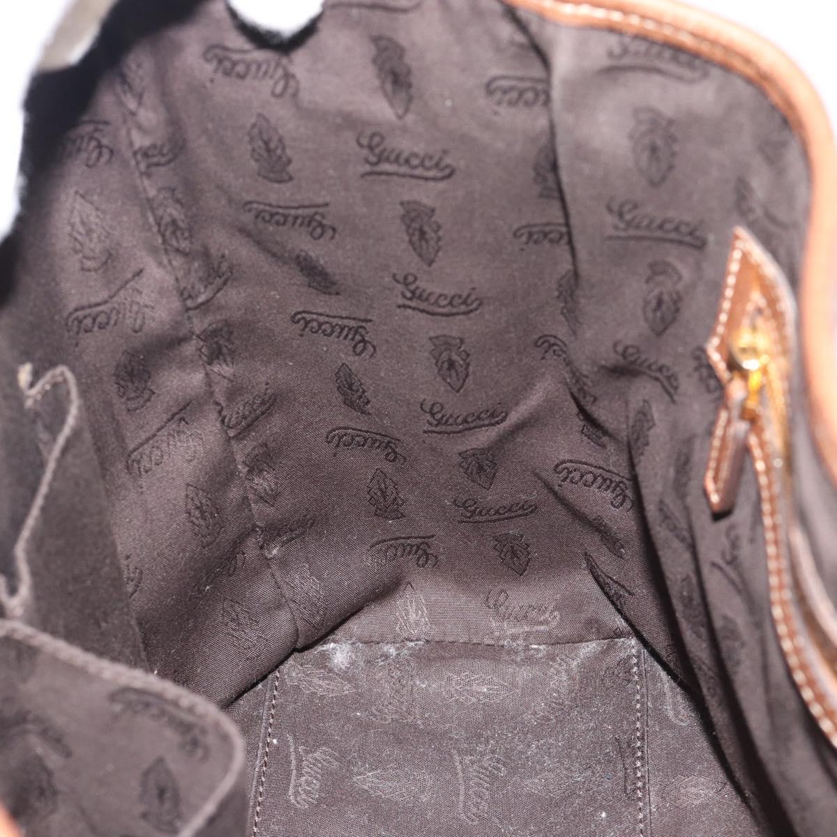 LOUIS VUITTON Guccissima Miss GG Tote Bag Leather Bronze 232957 LV Auth 196226A