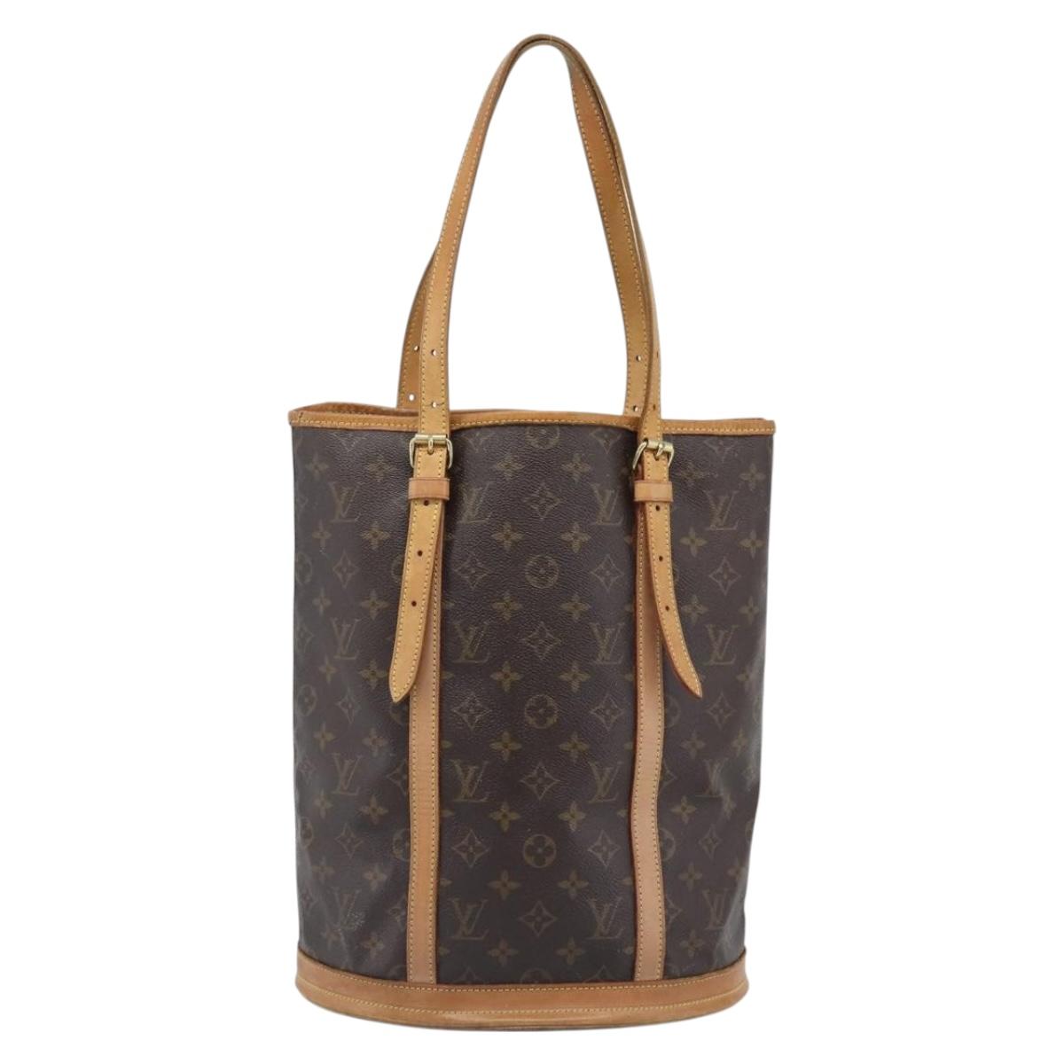 LOUIS VUITTON Monogram Bucket GM Shoulder Bag M42236 LV Auth 196227
