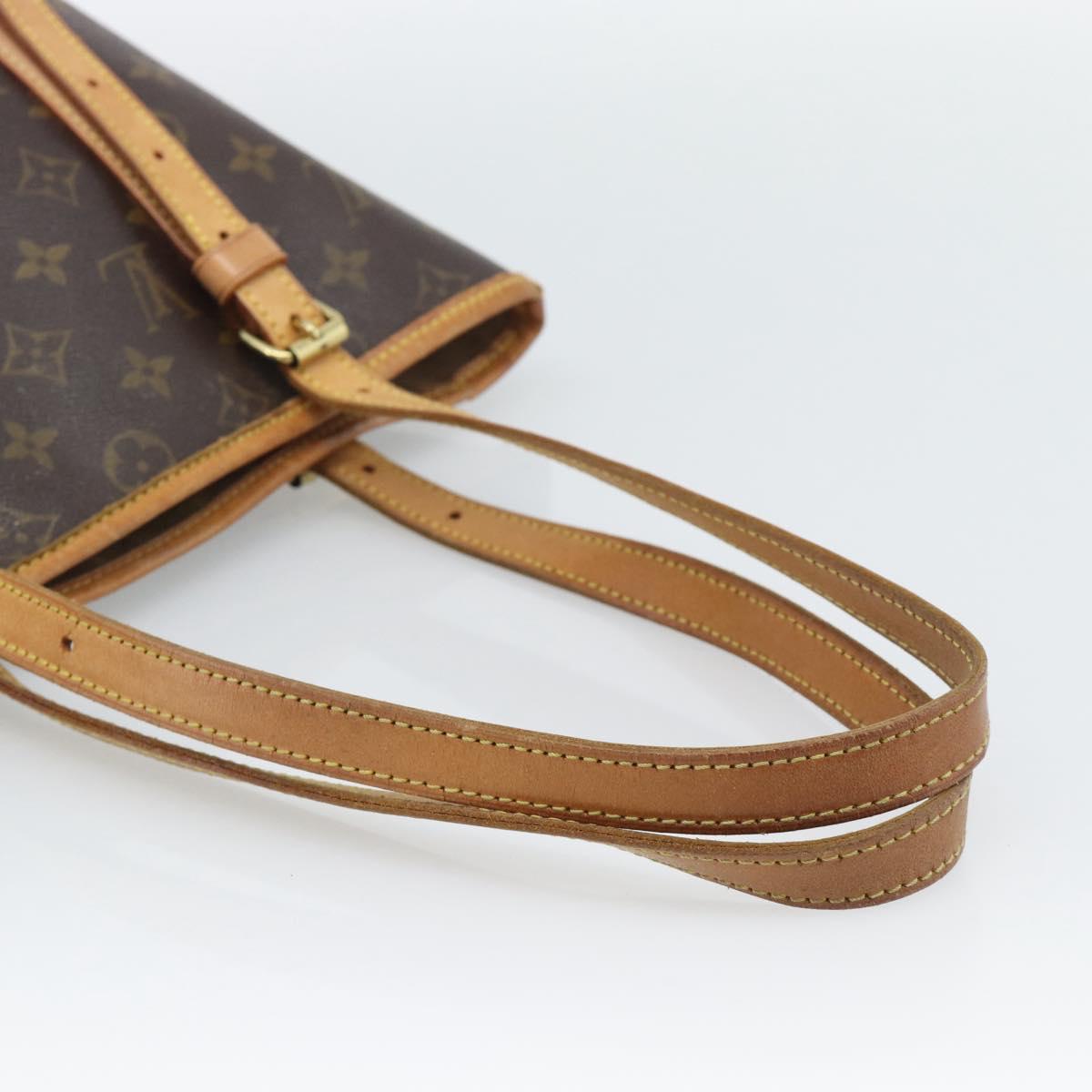 LOUIS VUITTON Monogram Bucket GM Shoulder Bag M42236 LV Auth 196227