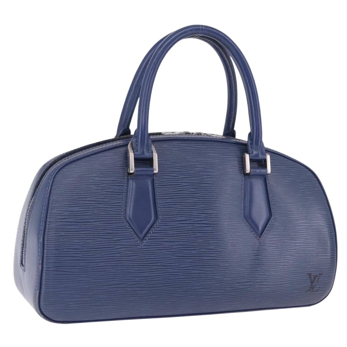 LOUIS VUITTON Epi jasmine Hand Bag Myrtille M5278G LV Auth 196239