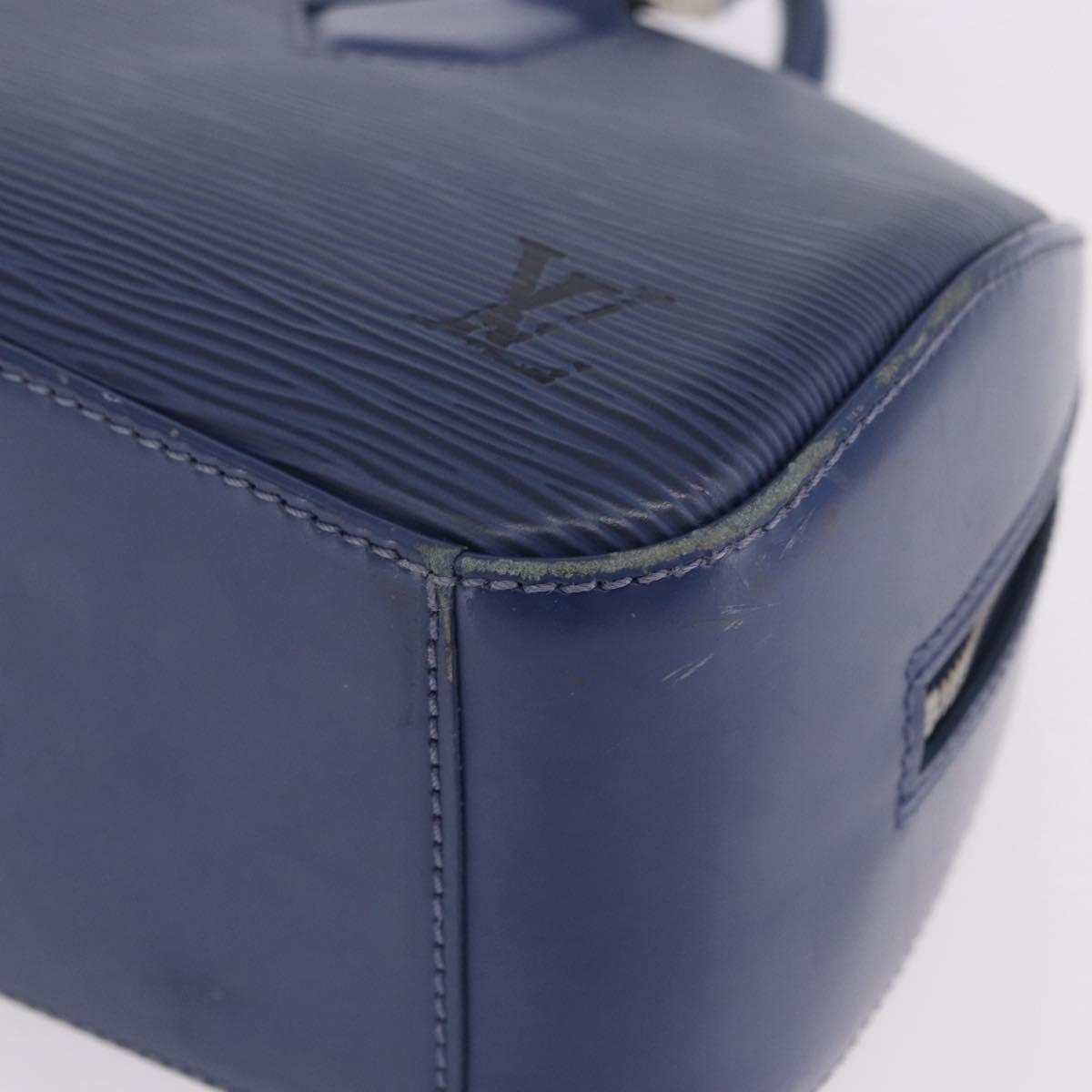 LOUIS VUITTON Epi jasmine Hand Bag Myrtille M5278G LV Auth 196239