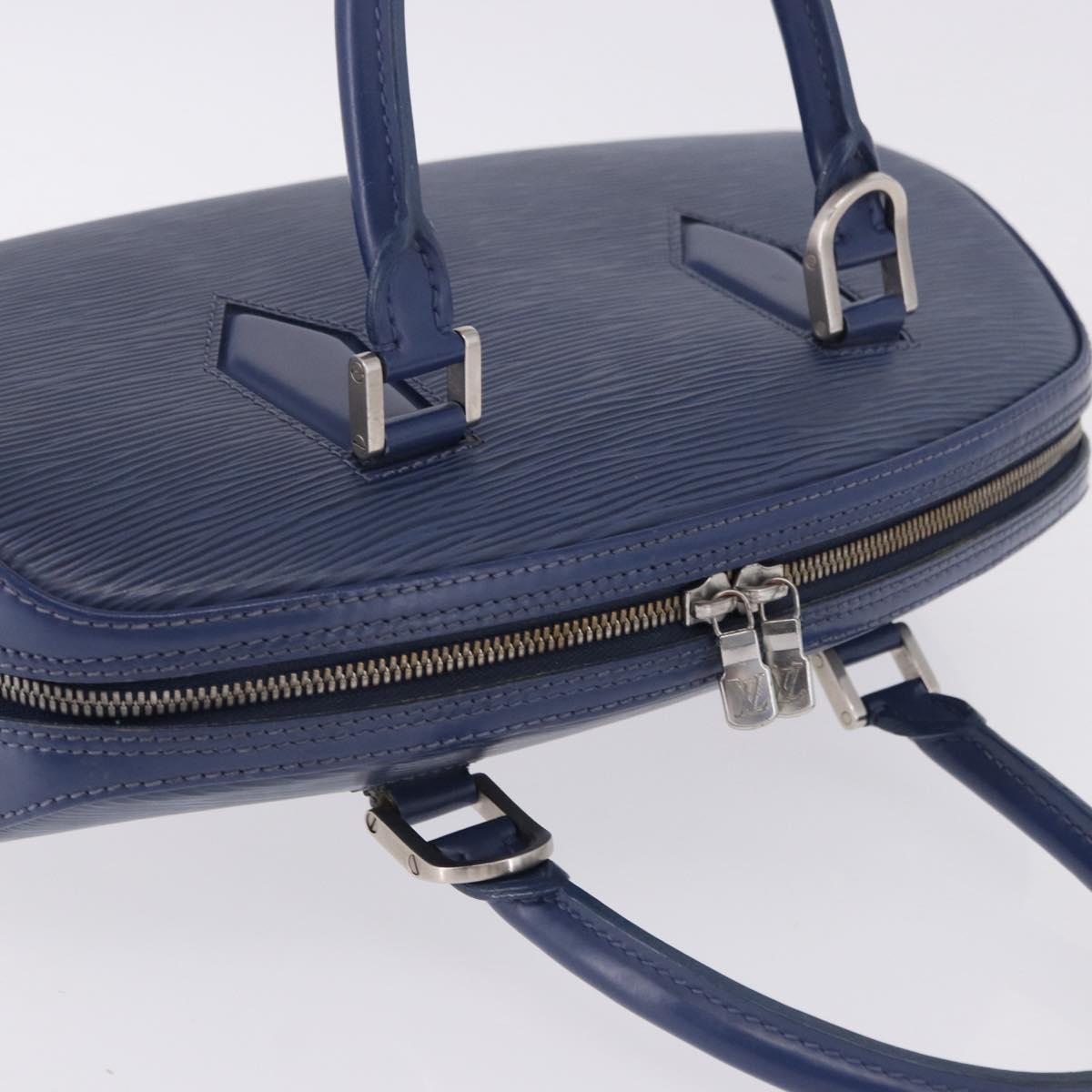 LOUIS VUITTON Epi jasmine Hand Bag Myrtille M5278G LV Auth 196239