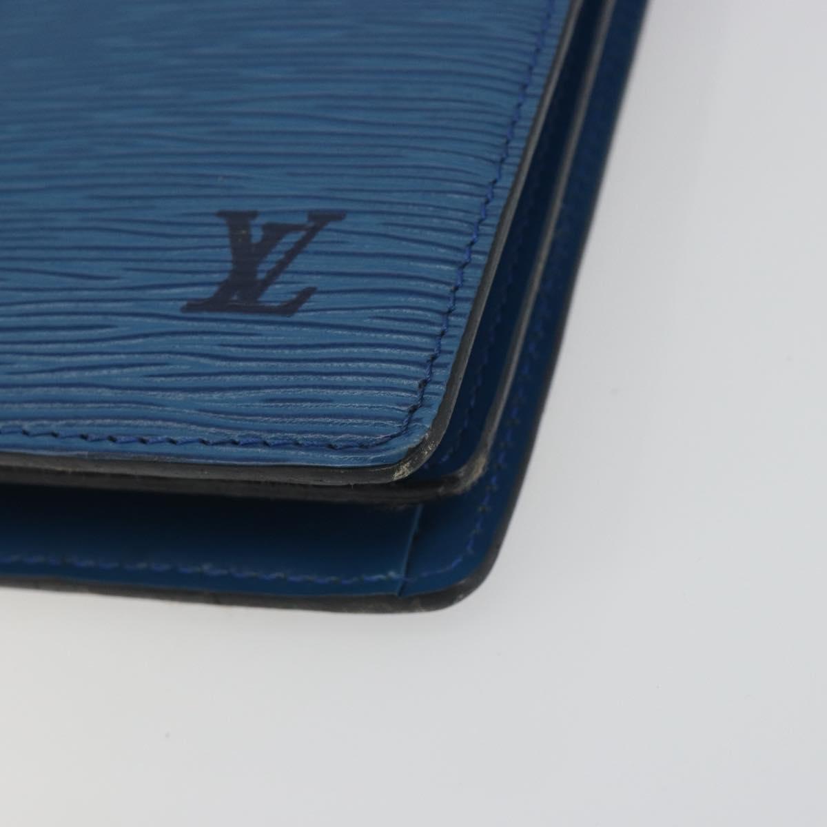 LOUIS VUITTON Epi Capuchin Shoulder Bag Blue M52345 LV Auth 196241