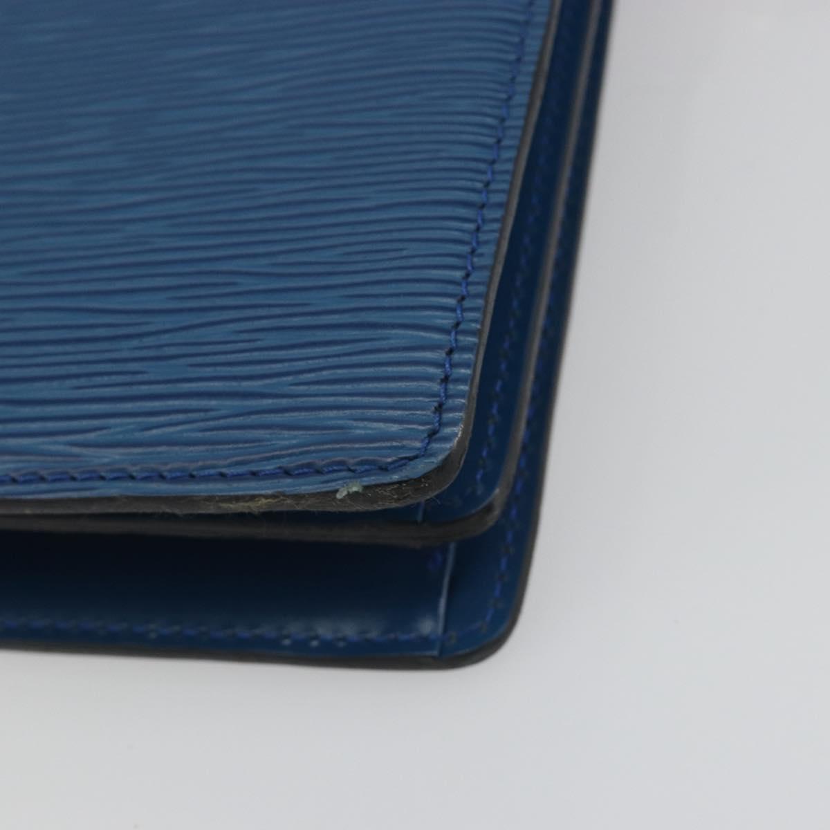 LOUIS VUITTON Epi Capuchin Shoulder Bag Blue M52345 LV Auth 196241