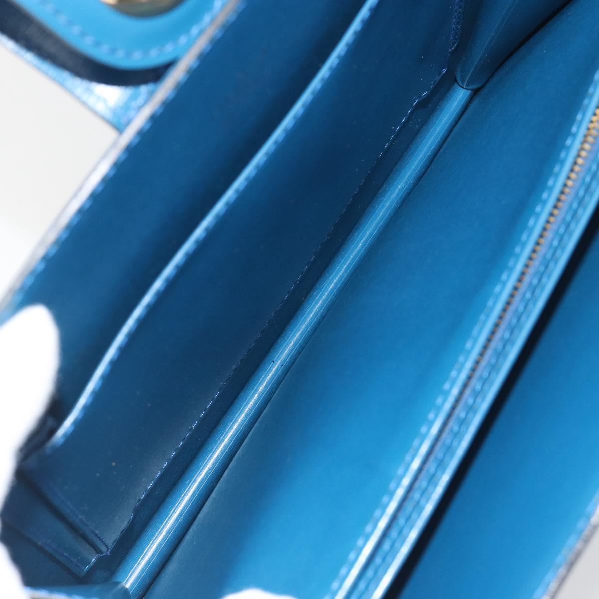 LOUIS VUITTON Epi Capuchin Shoulder Bag Blue M52345 LV Auth 196241