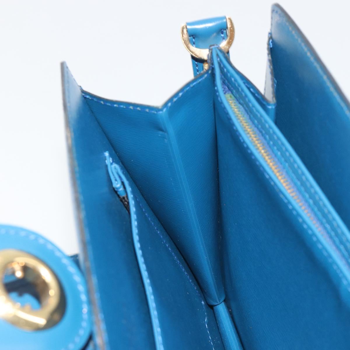 LOUIS VUITTON Epi Capuchin Shoulder Bag Blue M52345 LV Auth 196241