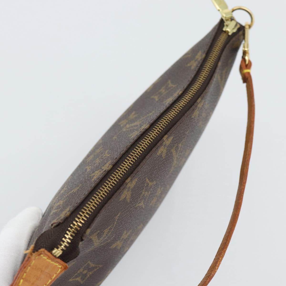 LOUIS VUITTON Monogram Pochette Accessoires Pouch M51980 LV Auth 196244