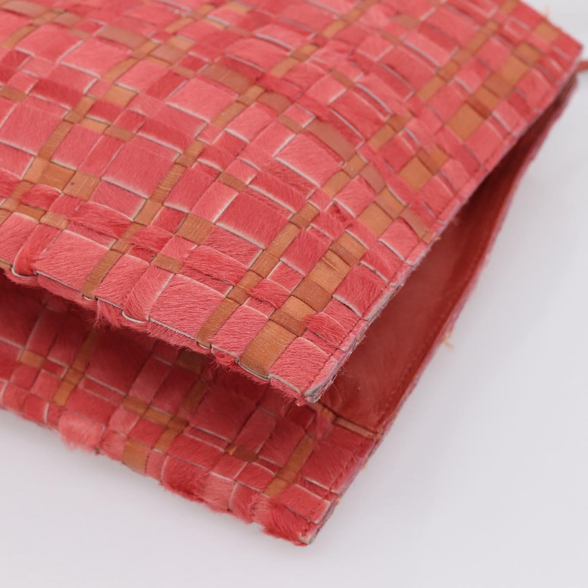 BOTTEGA VENETA INTRECCIATO Tote Bag Leather Pink Auth 196248A