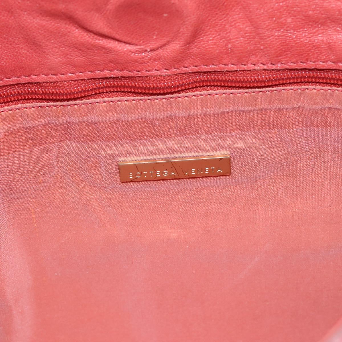 BOTTEGA VENETA INTRECCIATO Tote Bag Leather Pink Auth 196248A