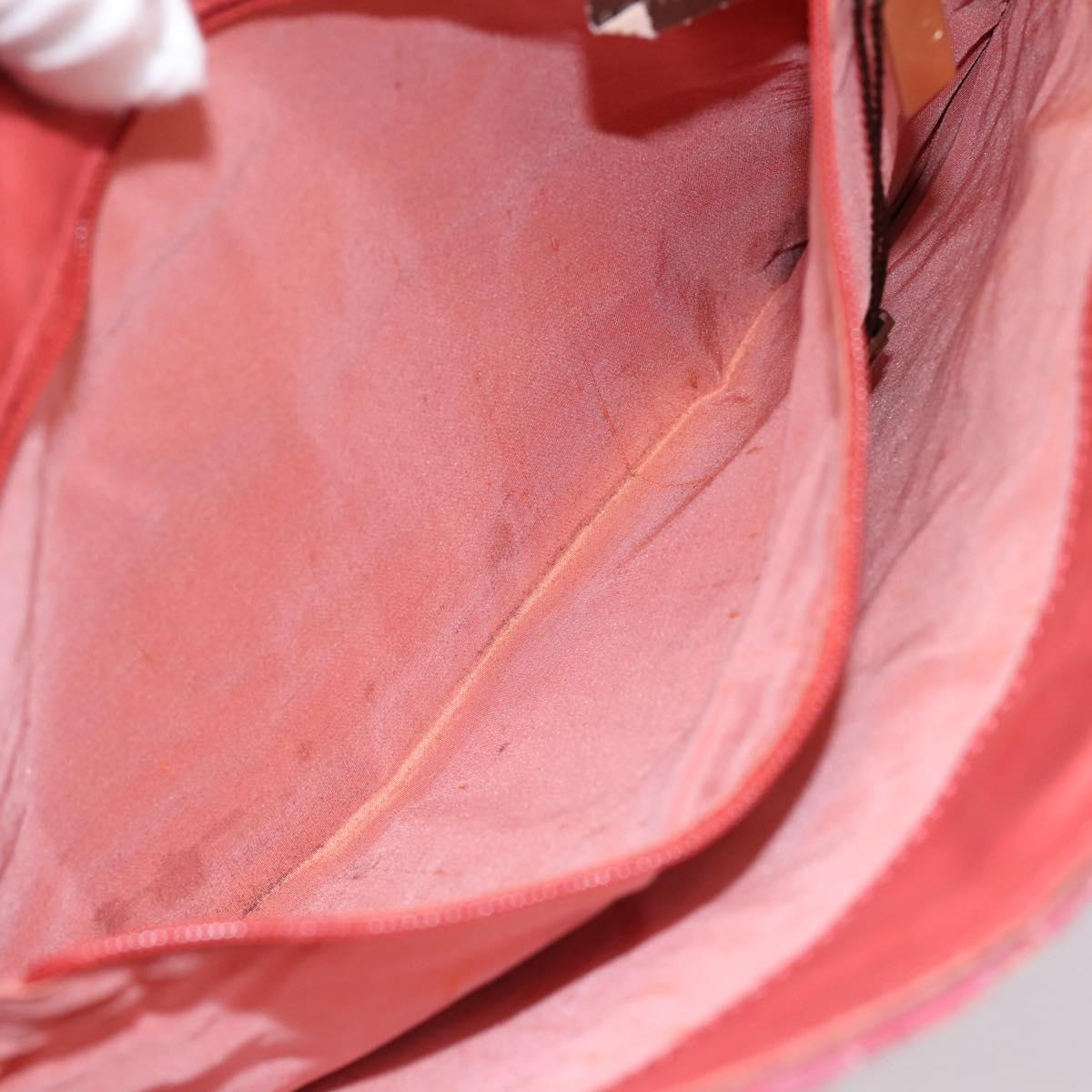 BOTTEGA VENETA INTRECCIATO Tote Bag Leather Pink Auth 196248A