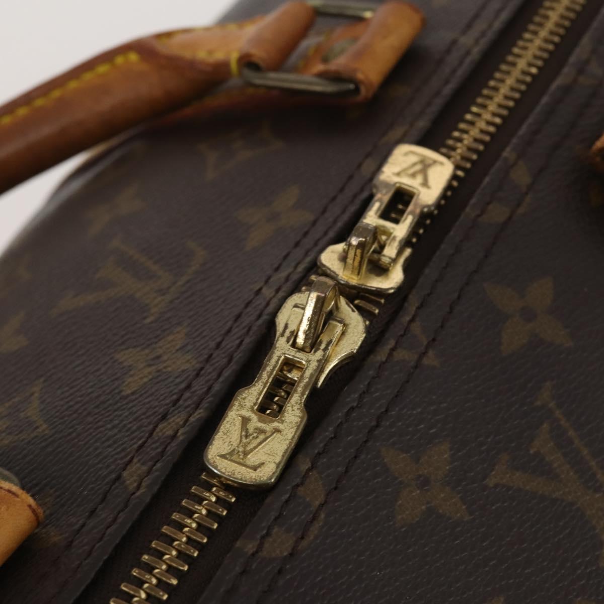 LOUIS VUITTON Monogram Keepall 55 Boston Bag M41424 LV Auth 196259