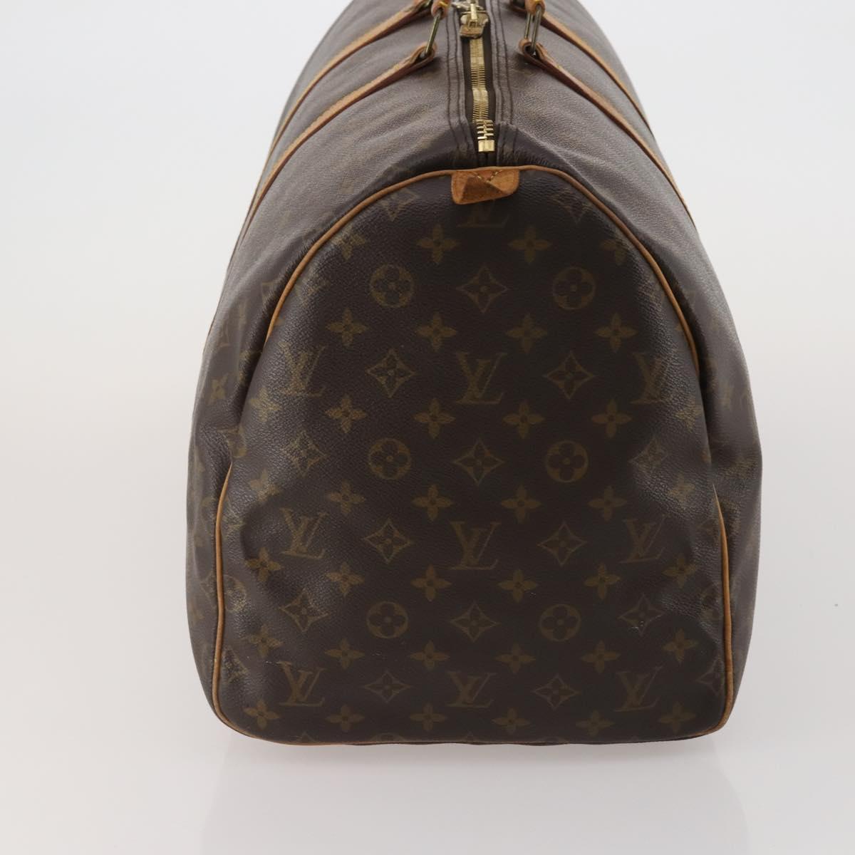 LOUIS VUITTON Monogram Keepall 55 Boston Bag M41424 LV Auth 196259