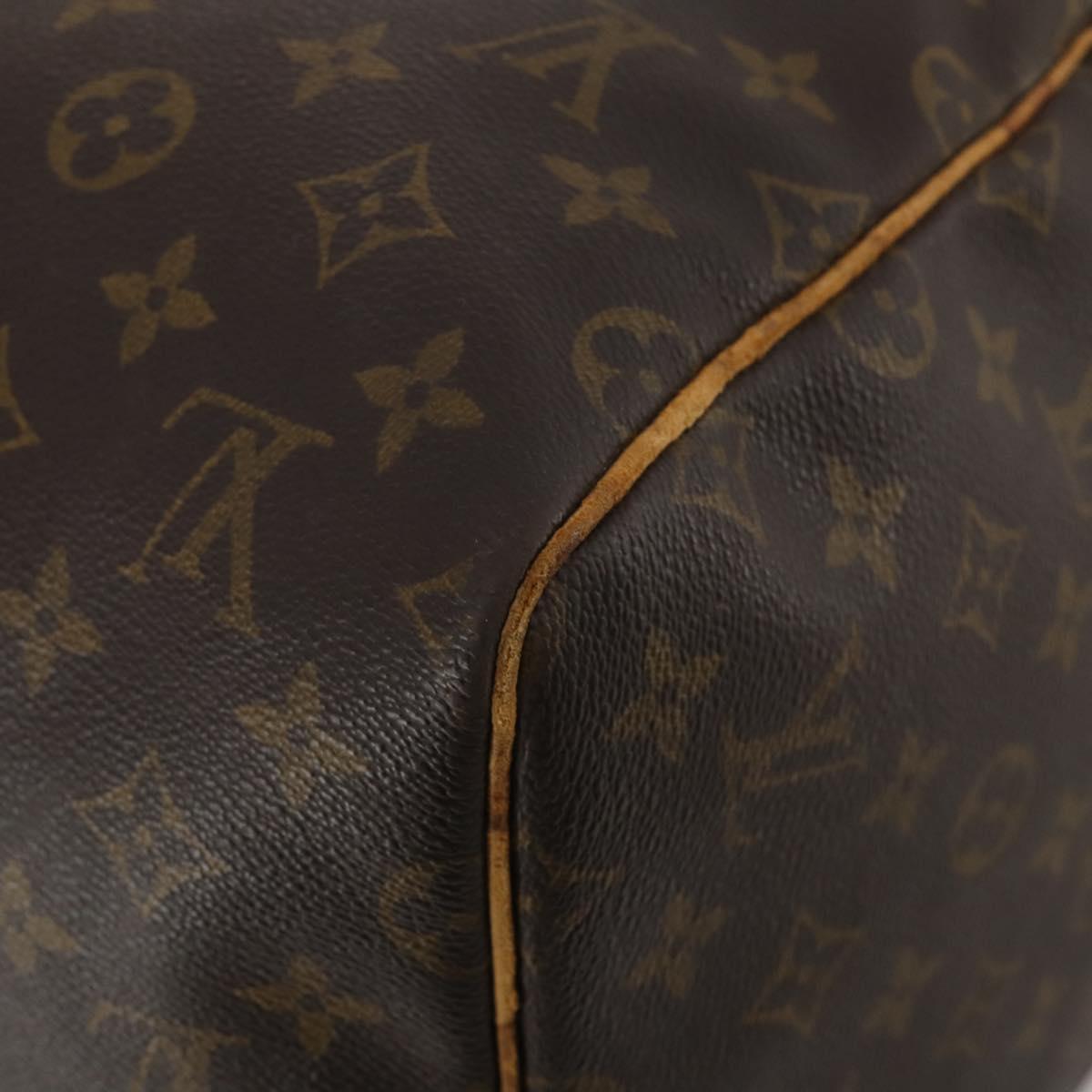 LOUIS VUITTON Monogram Keepall 55 Boston Bag M41424 LV Auth 196261