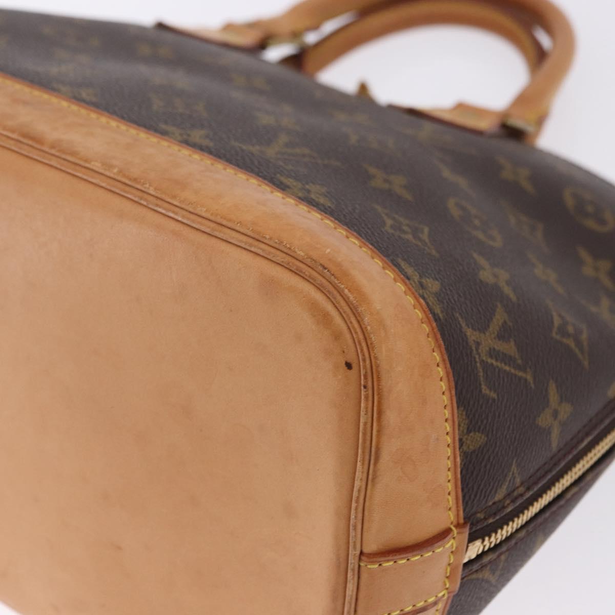 LOUIS VUITTON Monogram Alma PM Hand Bag M53151 LV Auth 196265A