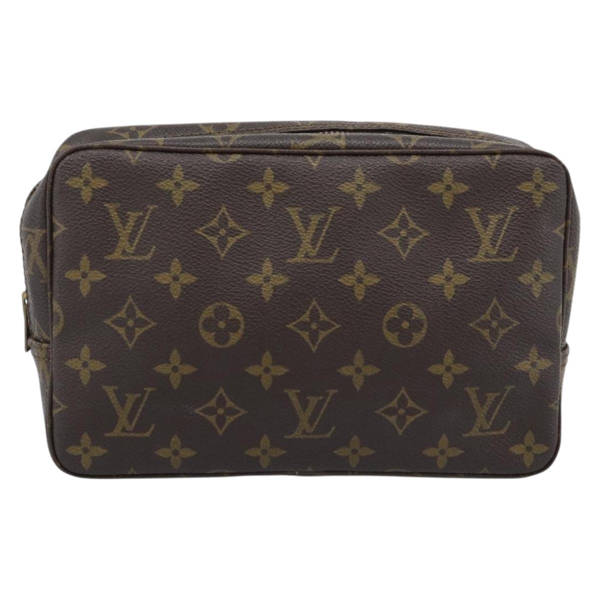 LOUIS VUITTON Monogram Trousse Toilette 23 Clutch Bag M47524 LV Auth 196267