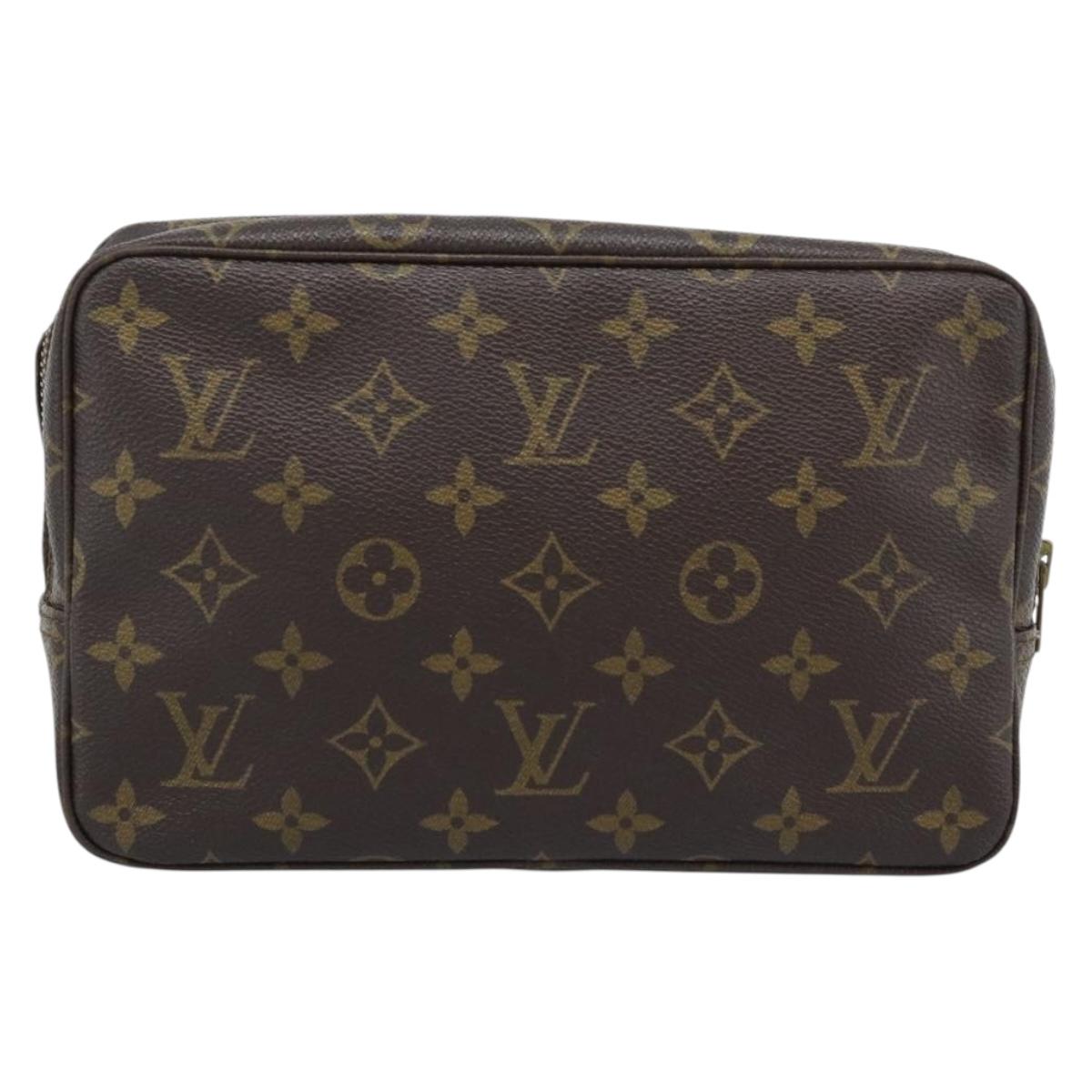 LOUIS VUITTON Monogram Trousse Toilette 23 Clutch Bag M47524 LV Auth 196267