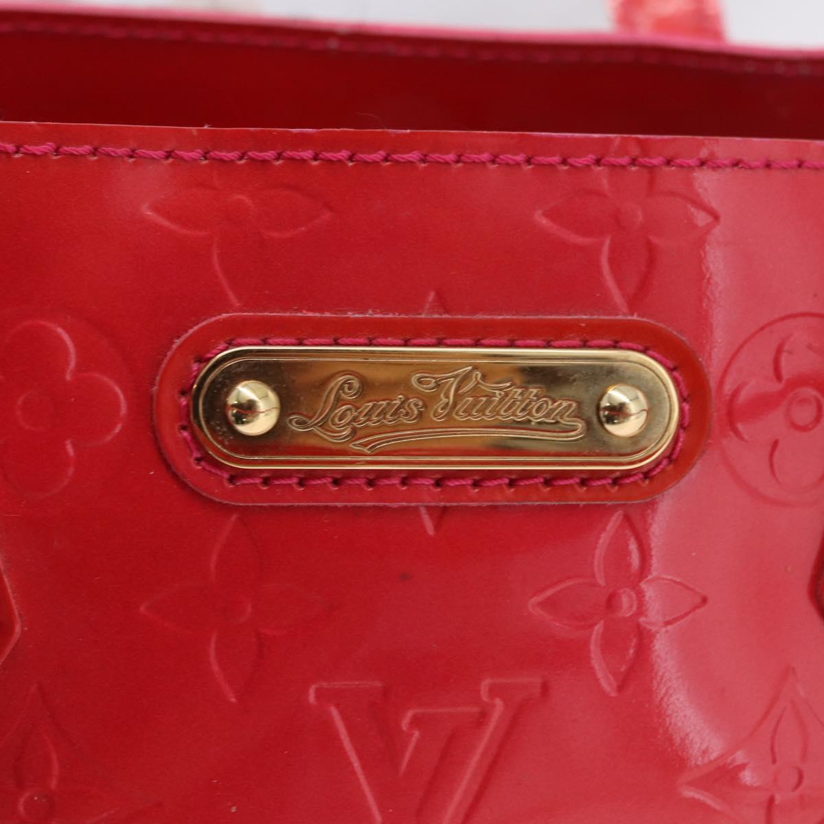 LOUIS VUITTON Monogram Vernis Wilshire PM Bag Rose Pop M93643 LV Auth 196272