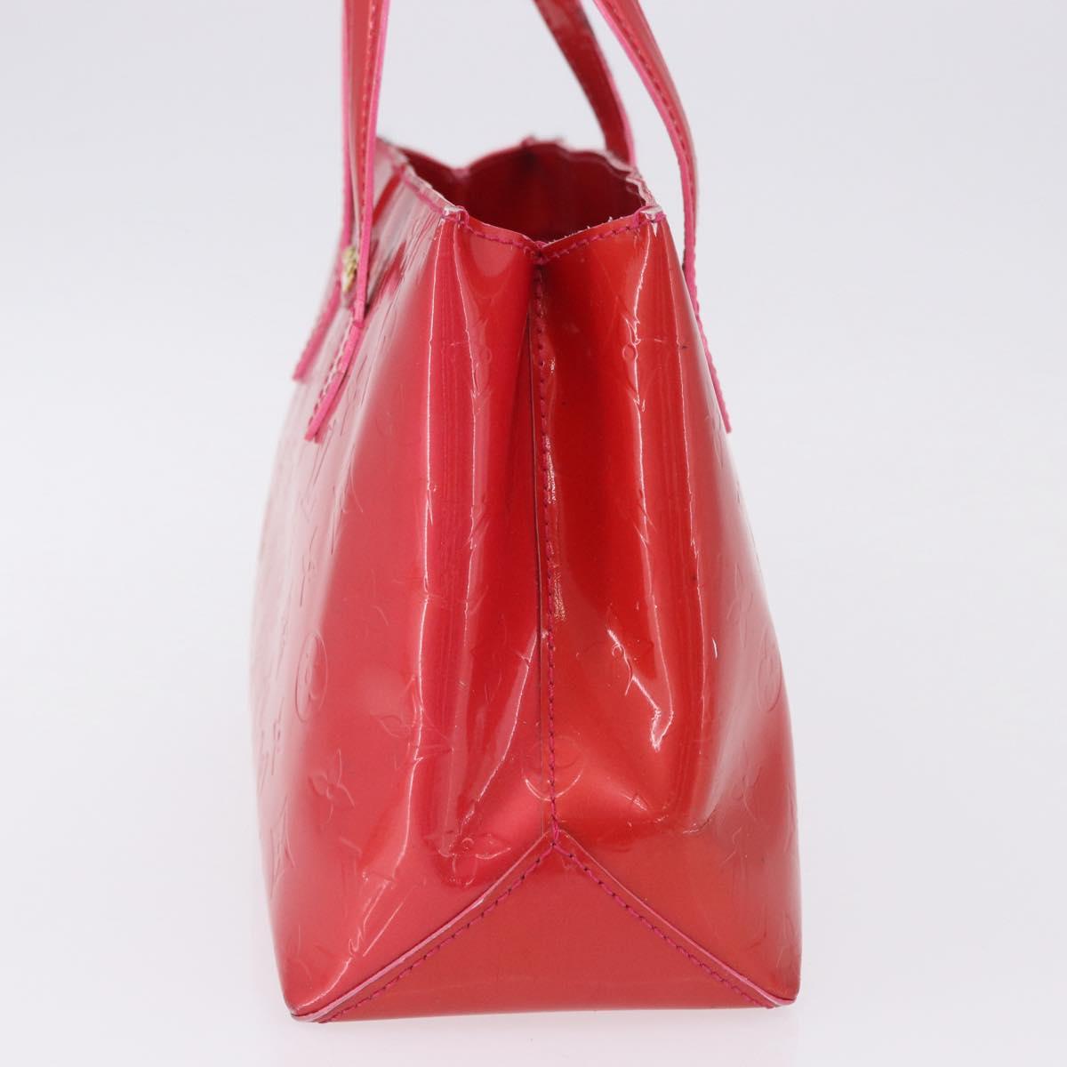 LOUIS VUITTON Monogram Vernis Wilshire PM Bag Rose Pop M93643 LV Auth 196272