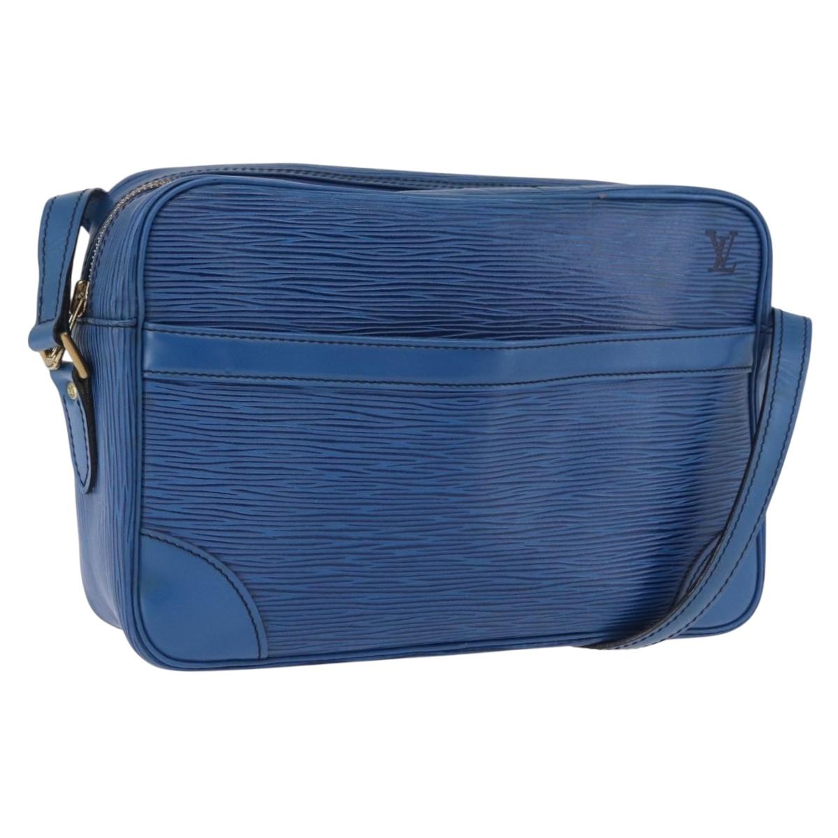 LOUIS VUITTON Epi Trocadero 27 Shoulder Bag Blue M52315 LV Auth 196274A