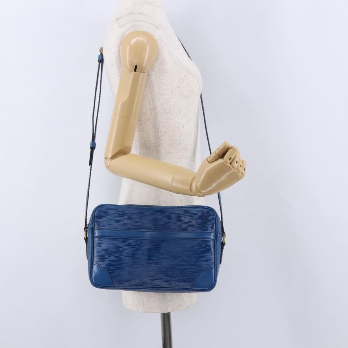 LOUIS VUITTON Epi Trocadero 27 Shoulder Bag Blue M52315 LV Auth 196274A