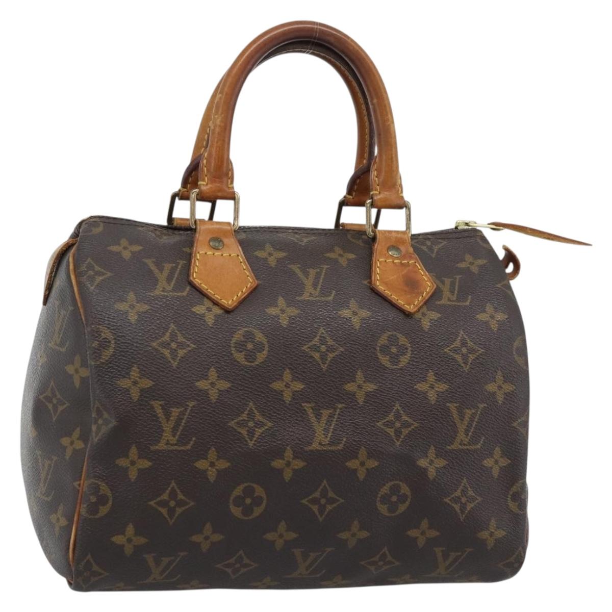 LOUIS VUITTON Monogram Speedy 25 Hand Bag M41528 LV Auth 196278A