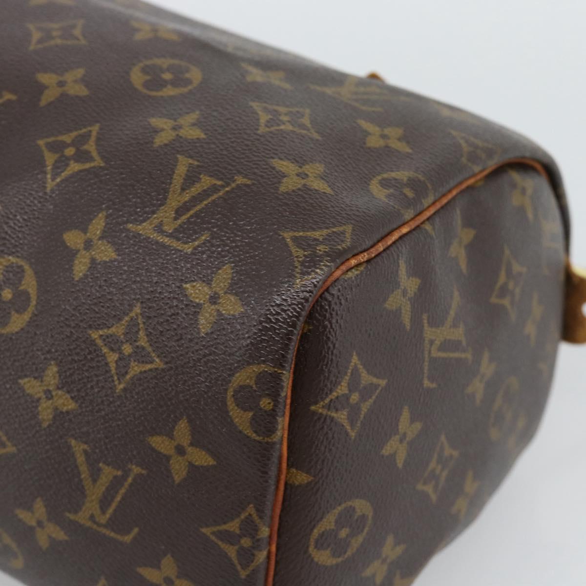 LOUIS VUITTON Monogram Speedy 25 Hand Bag M41528 LV Auth 196278A