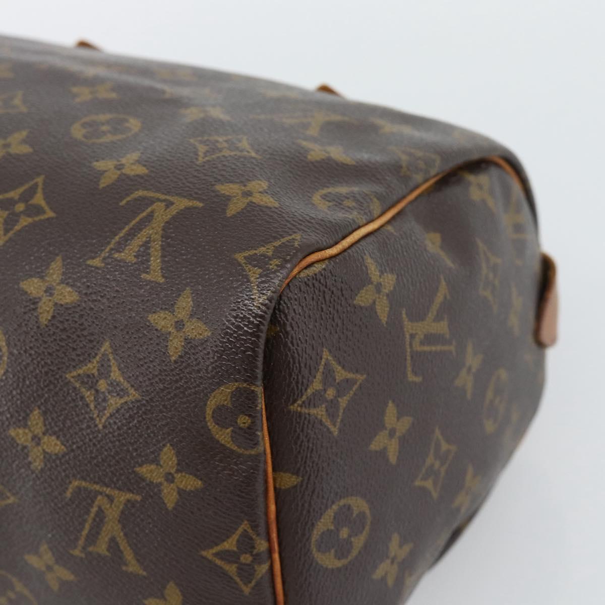 LOUIS VUITTON Monogram Speedy 25 Hand Bag M41528 LV Auth 196278A