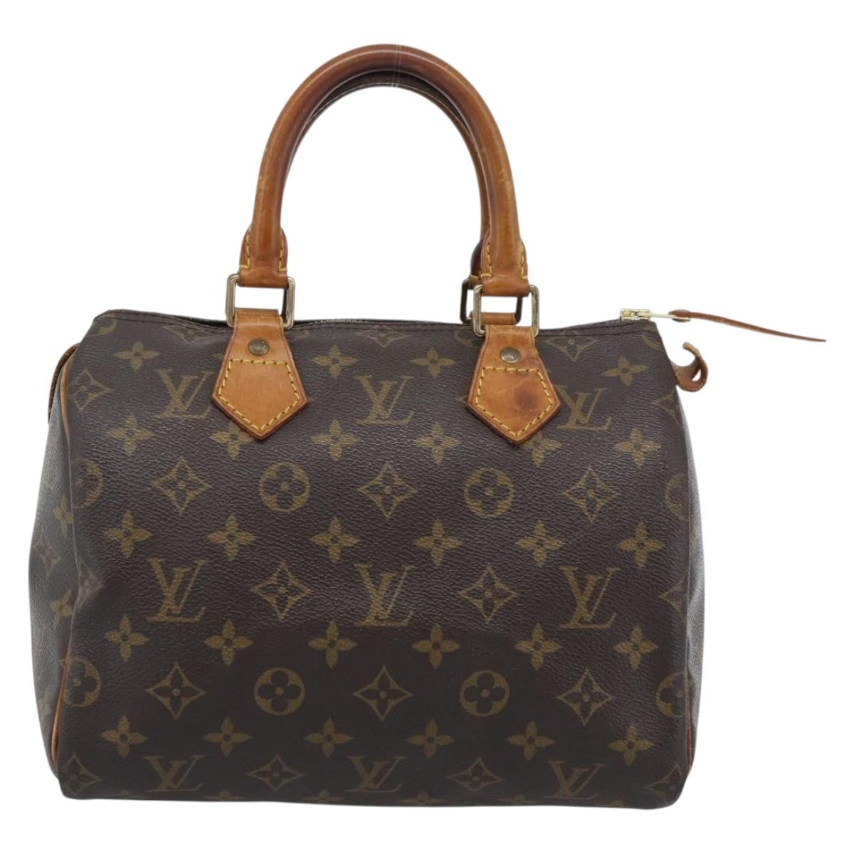 LOUIS VUITTON Monogram Speedy 25 Hand Bag M41528 LV Auth 196278A