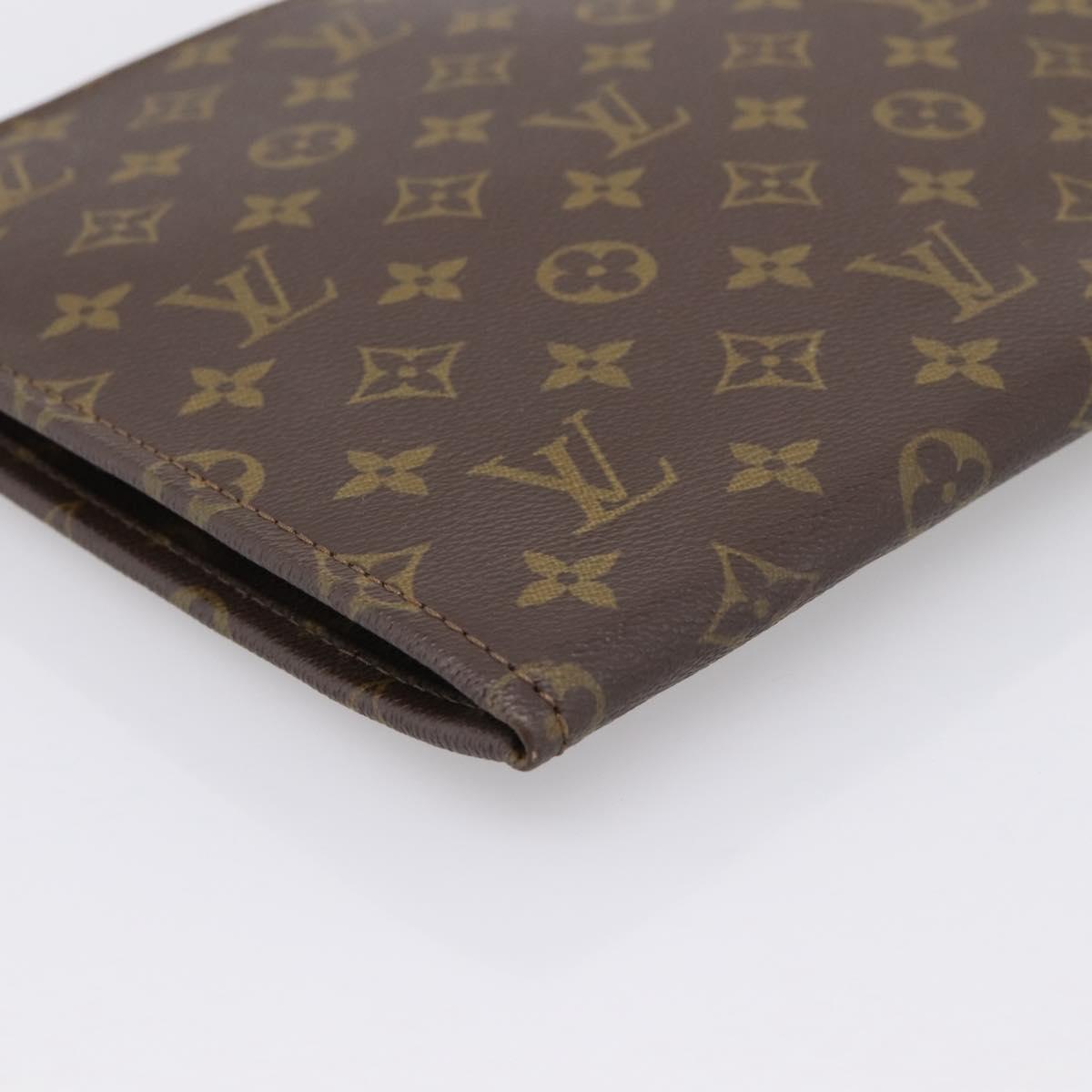 LOUIS VUITTON Monogram Posh Documents Briefcase M53457 LV Auth 196281