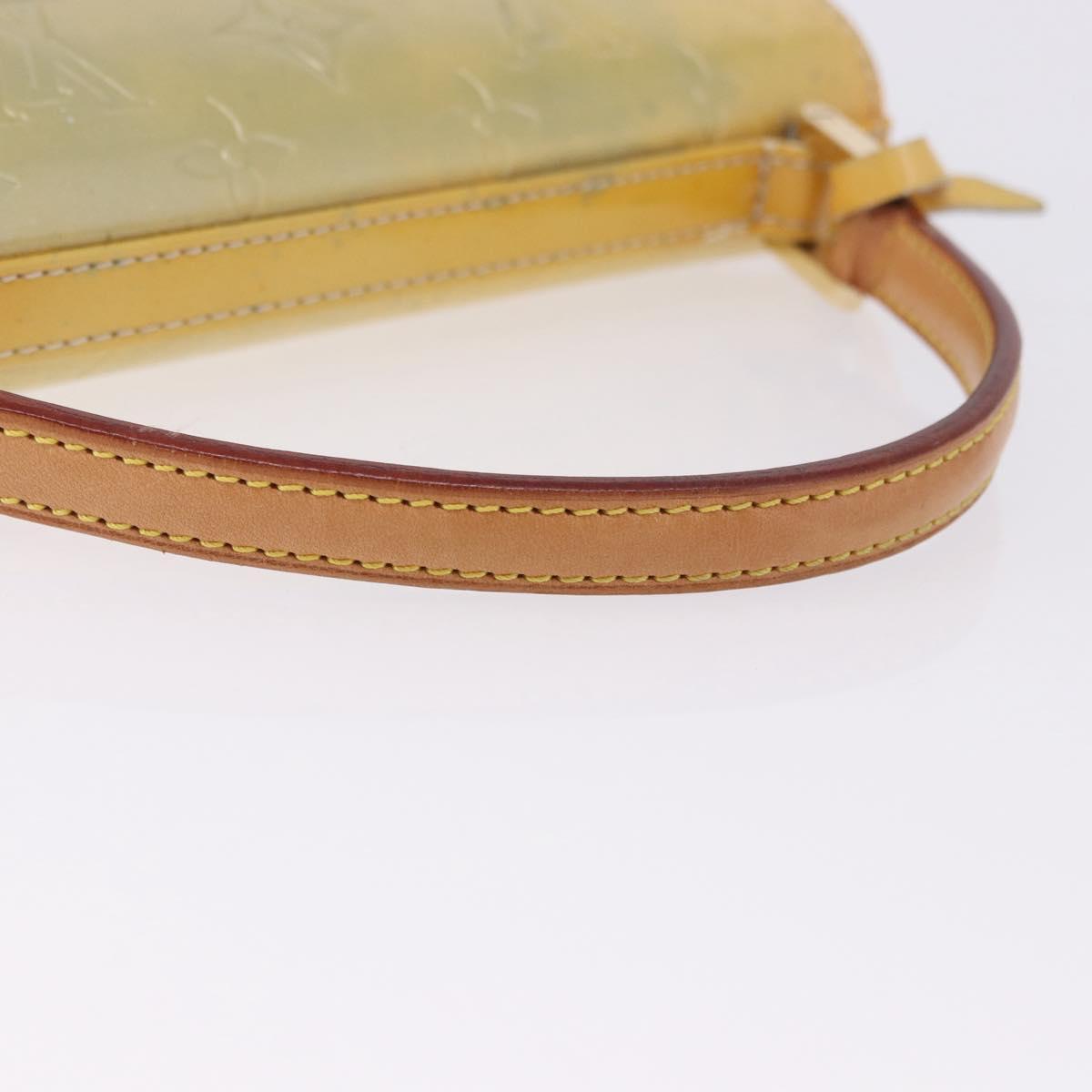 LOUIS VUITTON Monogram Vernis Spring Street Hand Bag Gris M91029 LV Auth 196286