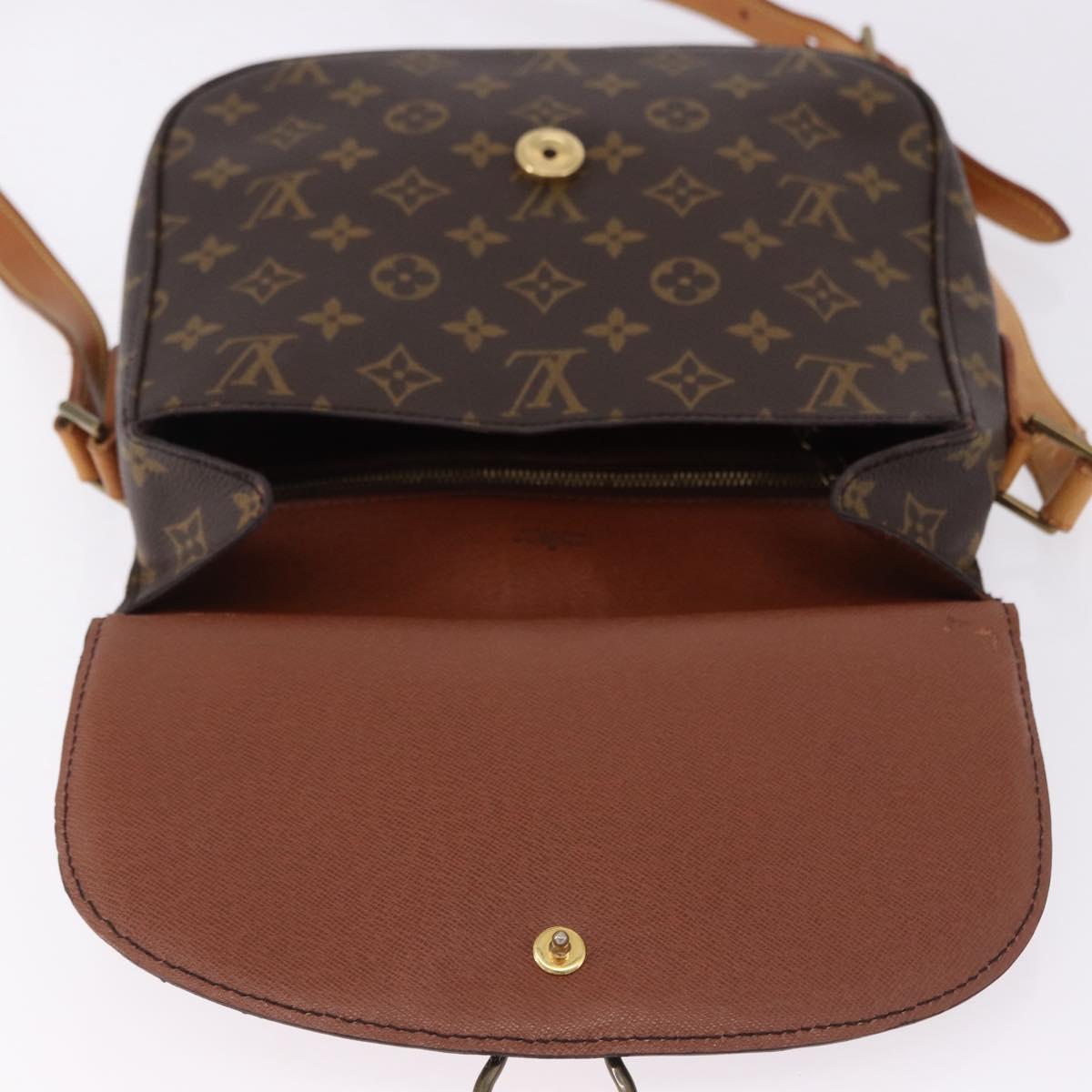 LOUIS VUITTON Monogram Saint Cloud GM Shoulder Bag M51242 LV Auth 196289
