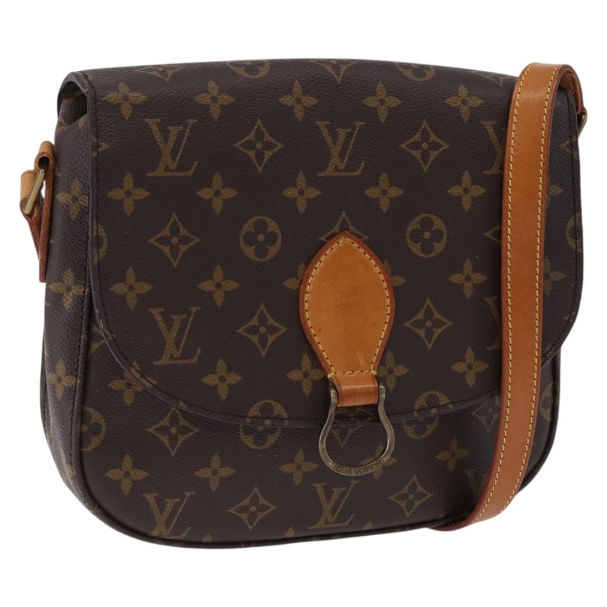 LOUIS VUITTON Monogram Saint Cloud GM Shoulder Bag M51242 LV Auth 196289