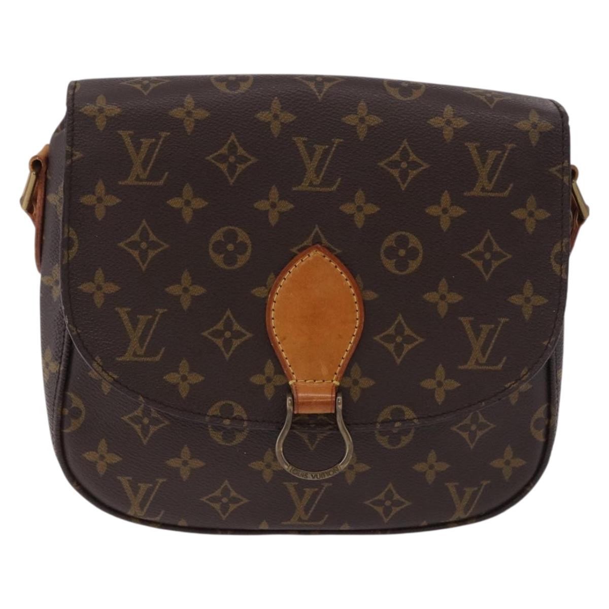 LOUIS VUITTON Monogram Saint Cloud GM Shoulder Bag M51242 LV Auth 196289