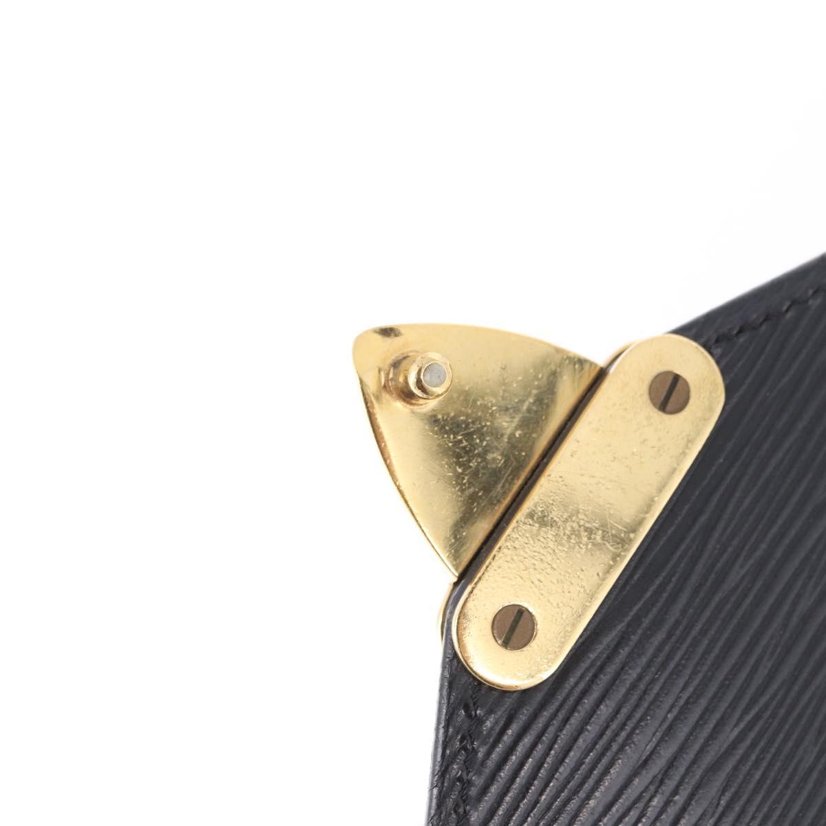 LOUIS VUITTON Epi Serviette Conseiller Business Bag Black M54422 LV Auth 196300