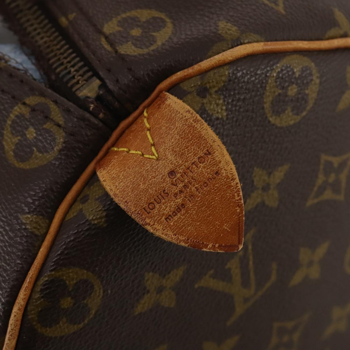 LOUIS VUITTON Monogram Keepall 50 Boston Bag M41426 LV Auth 196301