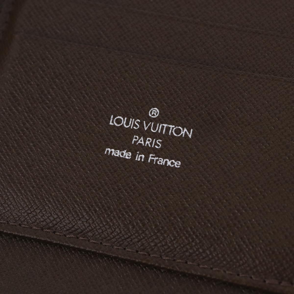 LOUIS VUITTON Taiga Organizer Atoll Travel Case Grizzly M30658 LV Auth 196305