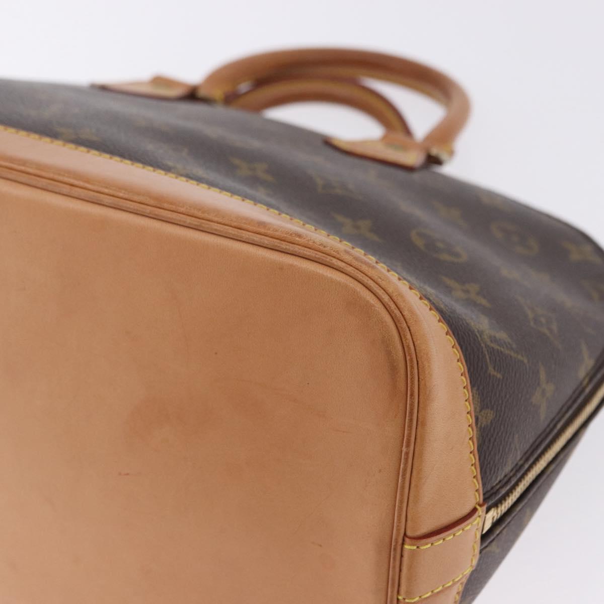 LOUIS VUITTON Monogram Alma Hand Bag M51130 LV Auth 196310A
