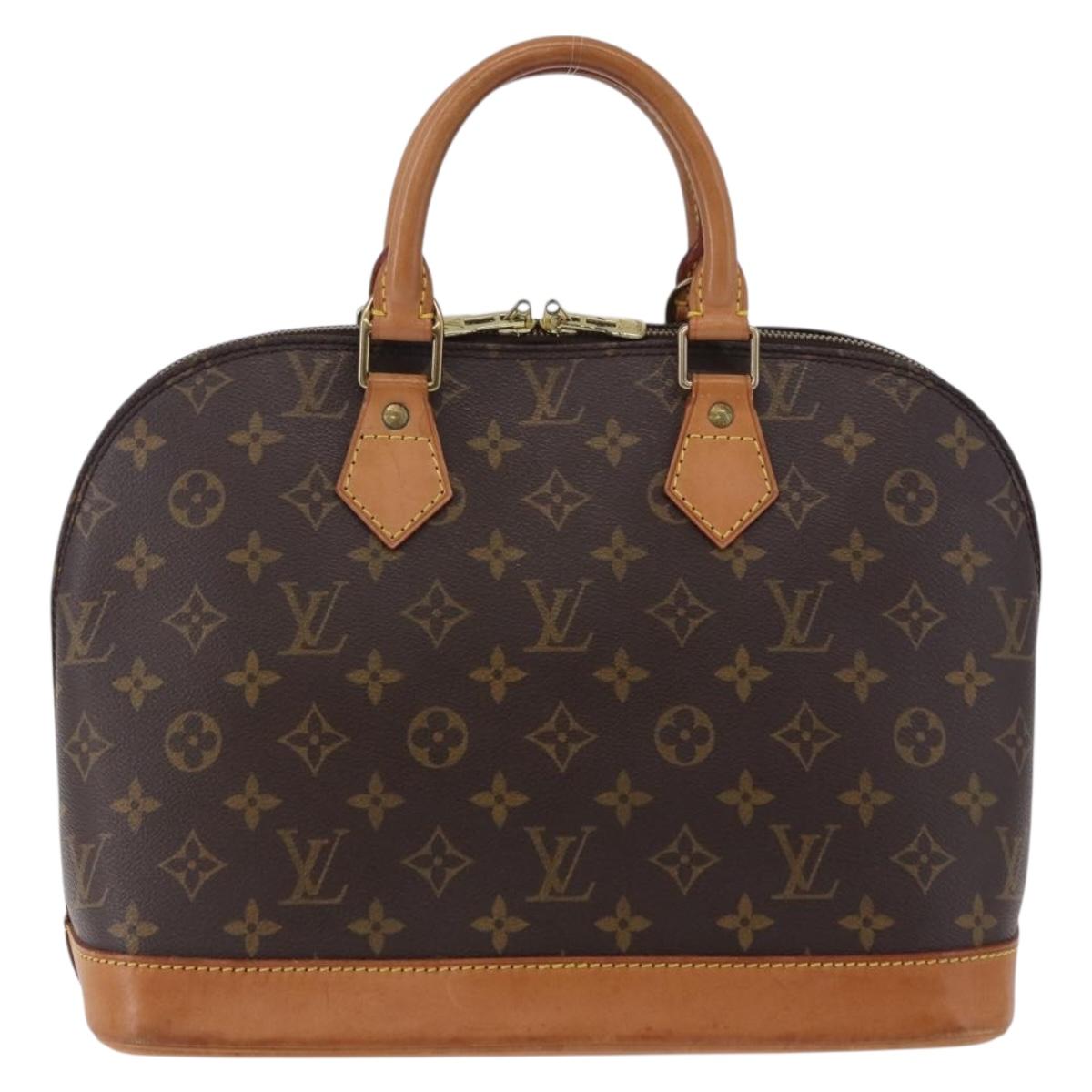 LOUIS VUITTON Monogram Alma Hand Bag M51130 LV Auth 196310A